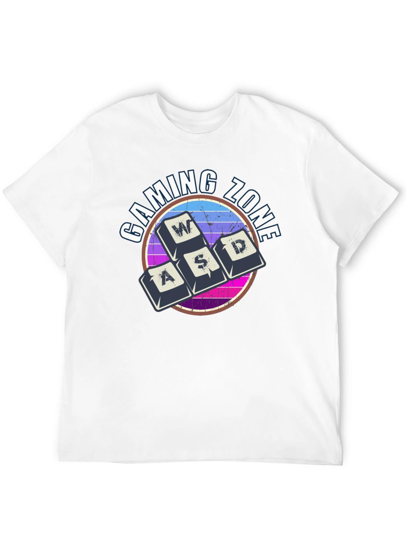 Gaming Zone Retro Keyboard T-Shirt - Gamer Apparel