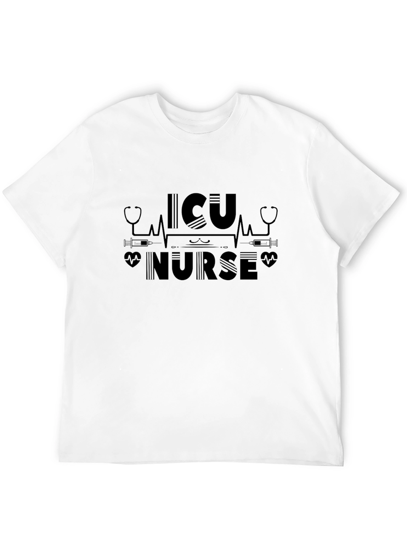 ICU Nurse Graphic T-Shirt - Healthcare Hero Tee
