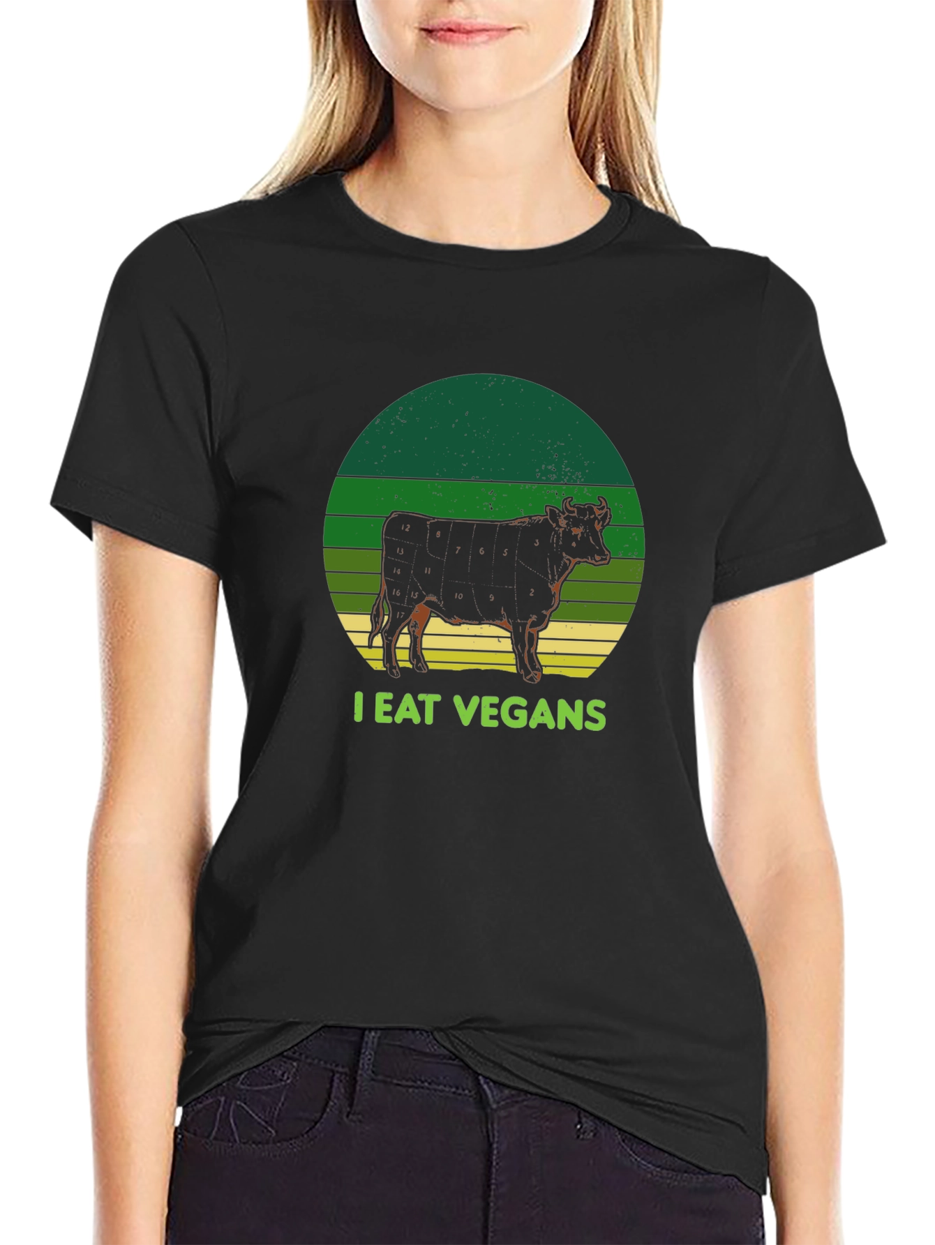 I Eat Vegans T-Shirt - Funny Graphic Tee
