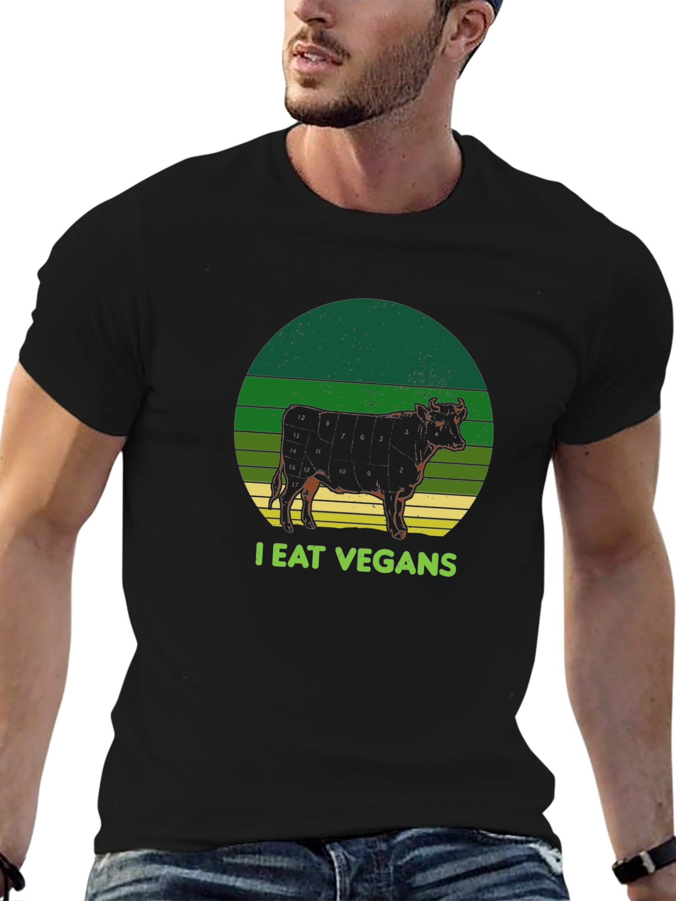 I Eat Vegans T-Shirt - Funny Graphic Tee