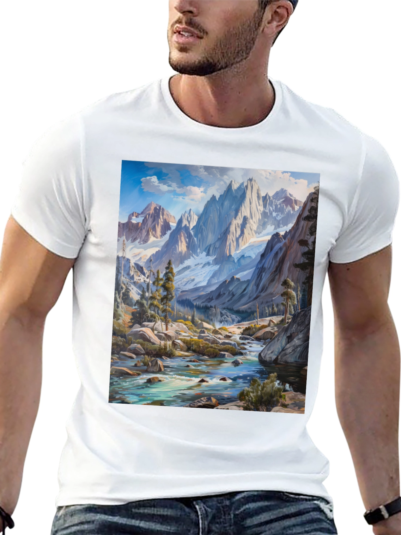 Mountains Landscape Graphic Tee