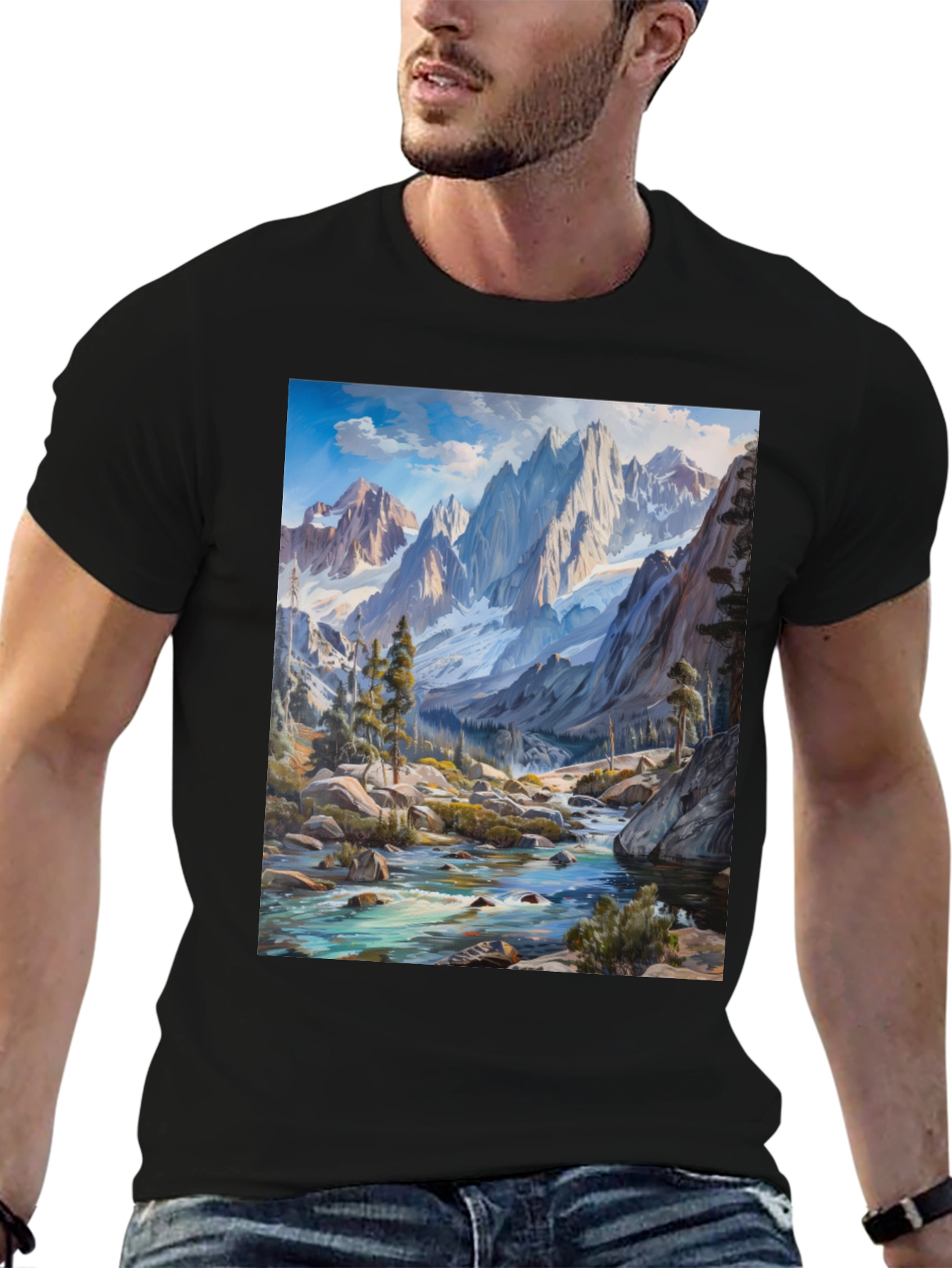 Mountains Landscape Graphic Tee