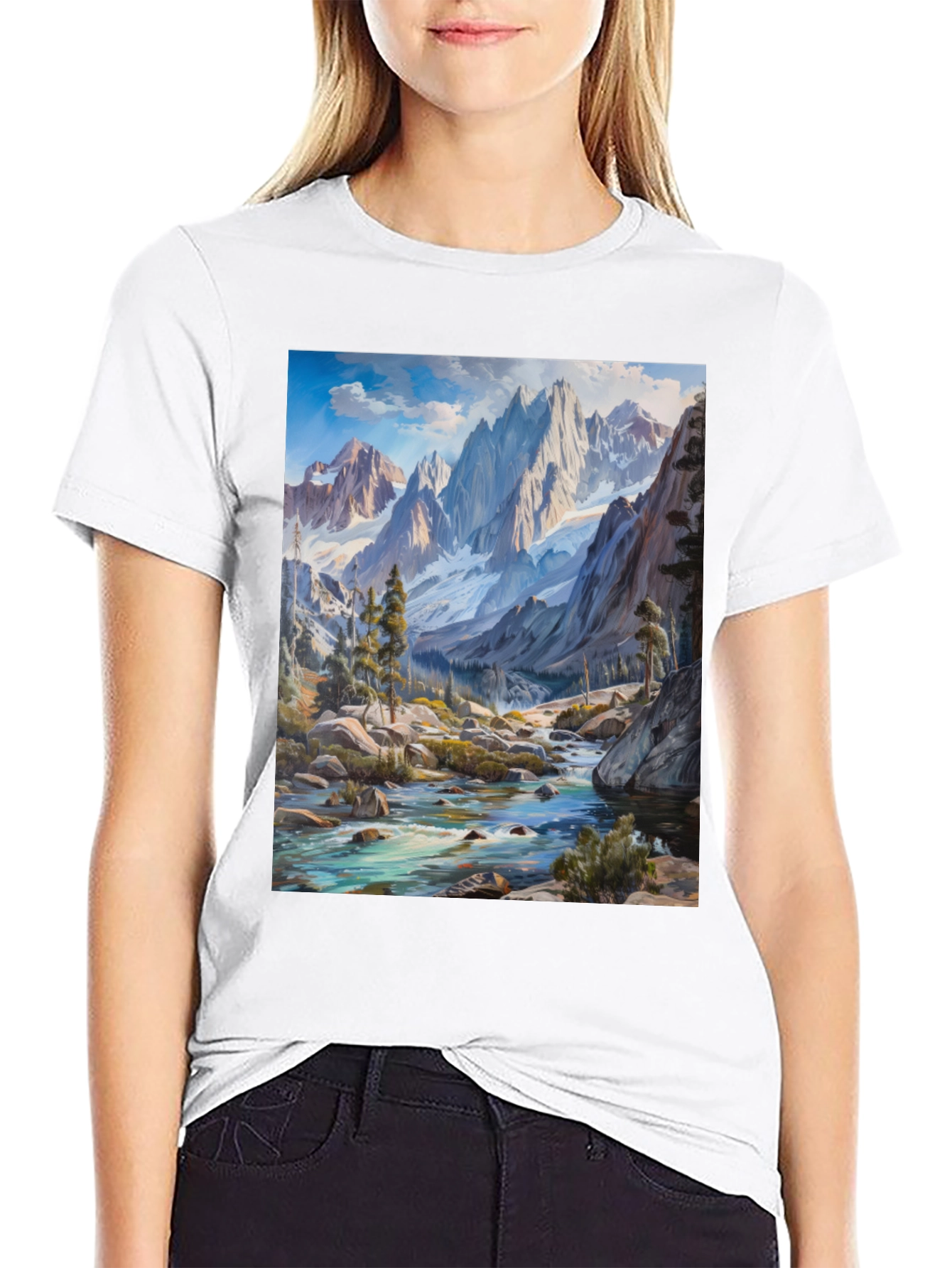 Mountains Landscape Graphic Tee