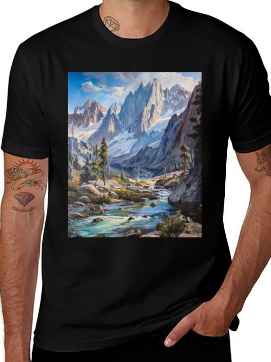 Mountains Landscape Graphic Tee