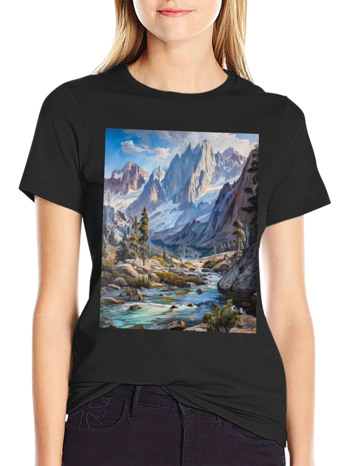 Mountains Landscape Graphic Tee