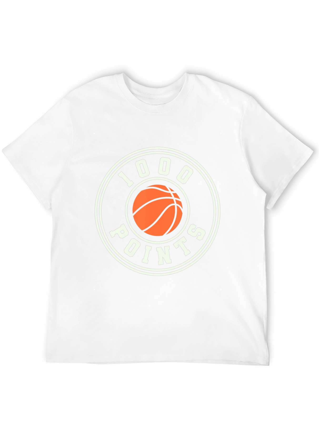 1000 Points Basketball Graphic T-Shirt