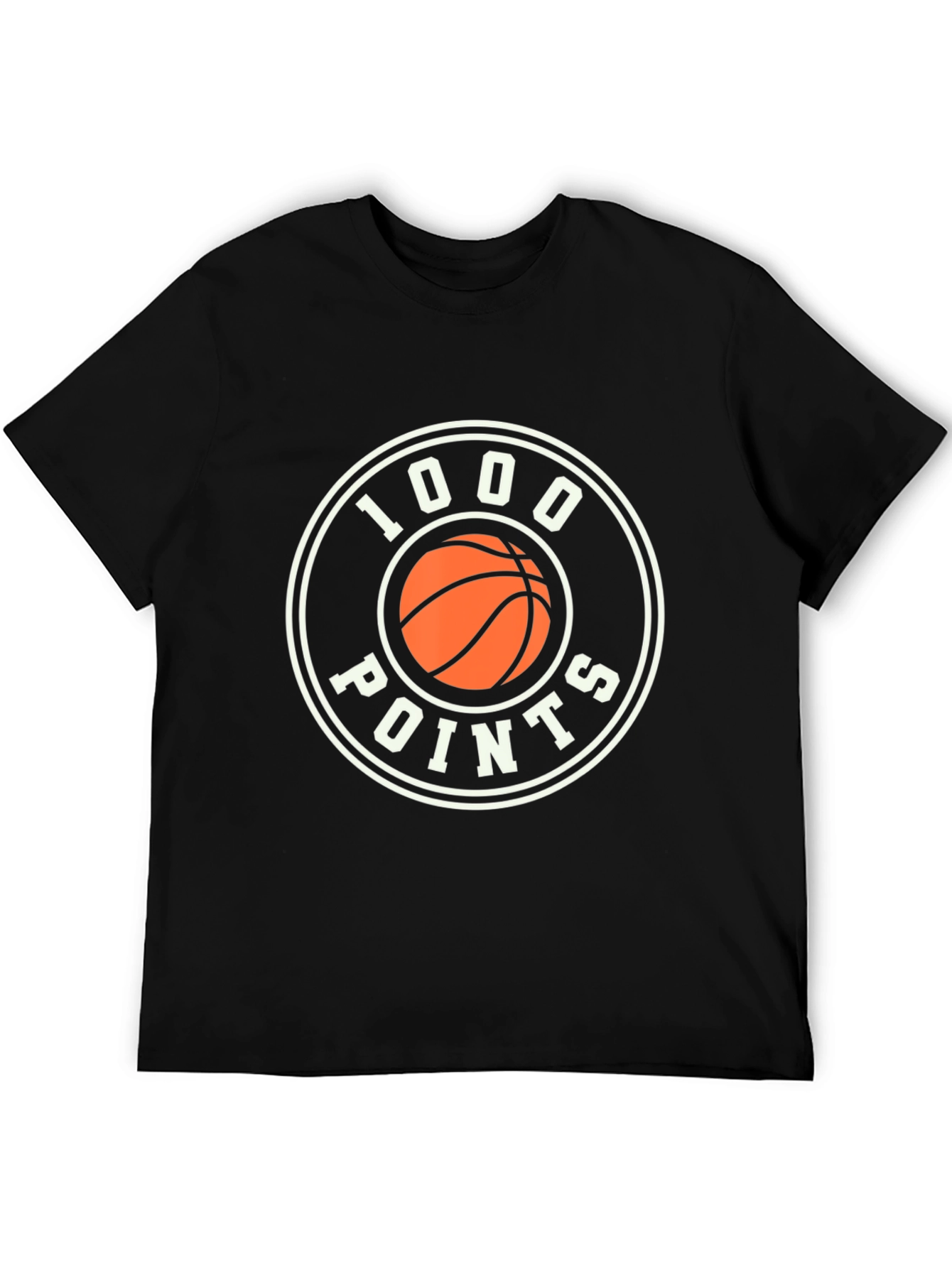 1000 Points Basketball Graphic T-Shirt