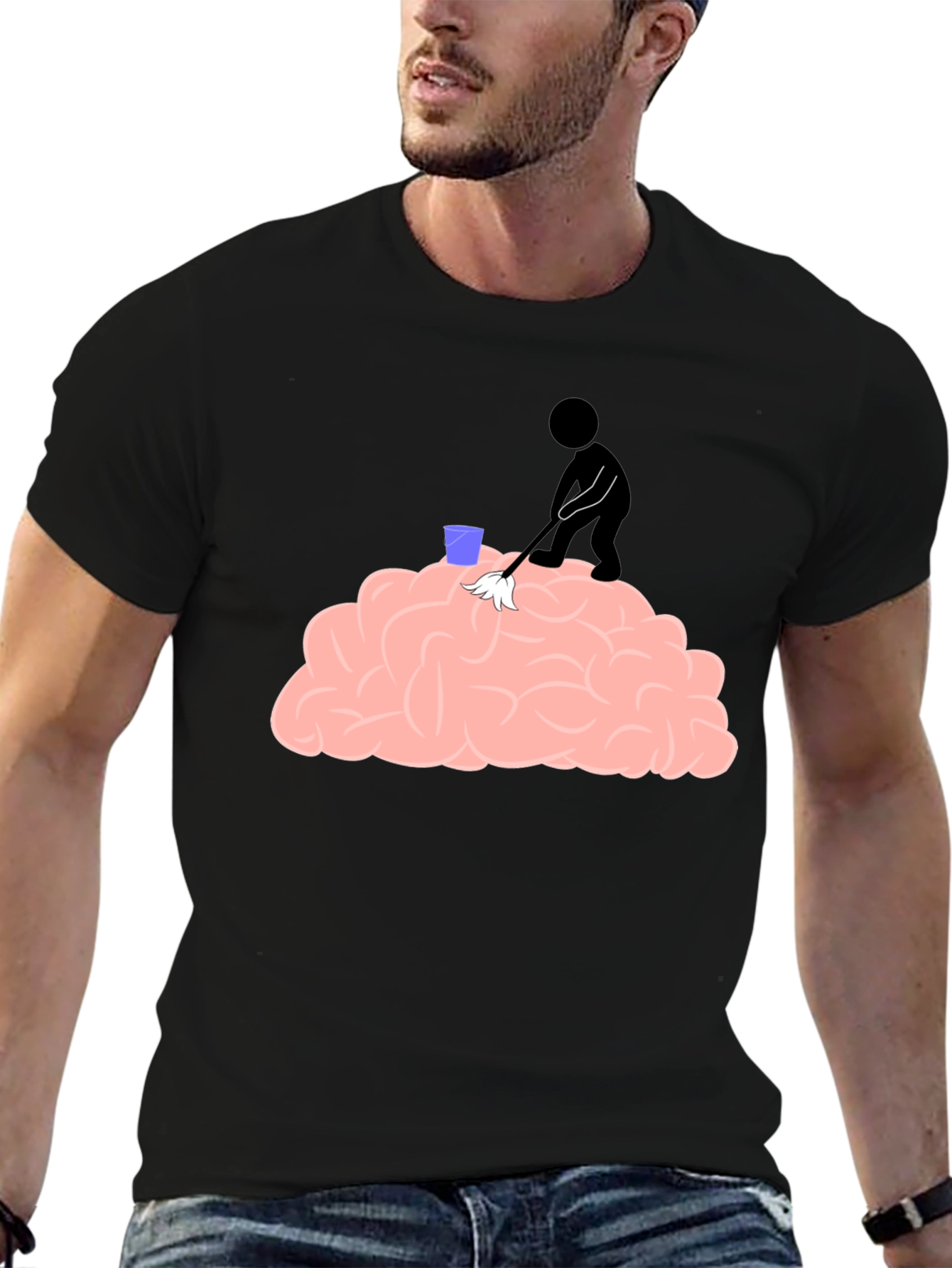 Brain Cleaning Crew T-Shirt - Funny Graphic Tee