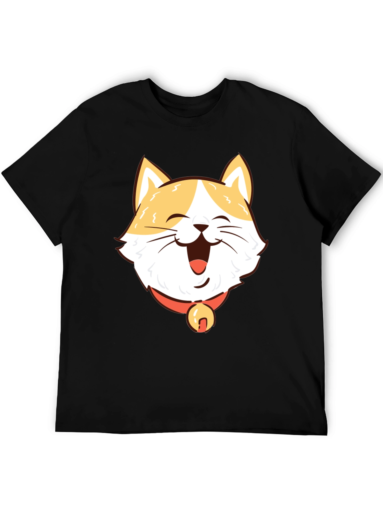 Happy Cat T-Shirt - Cute Pet Graphic Tee