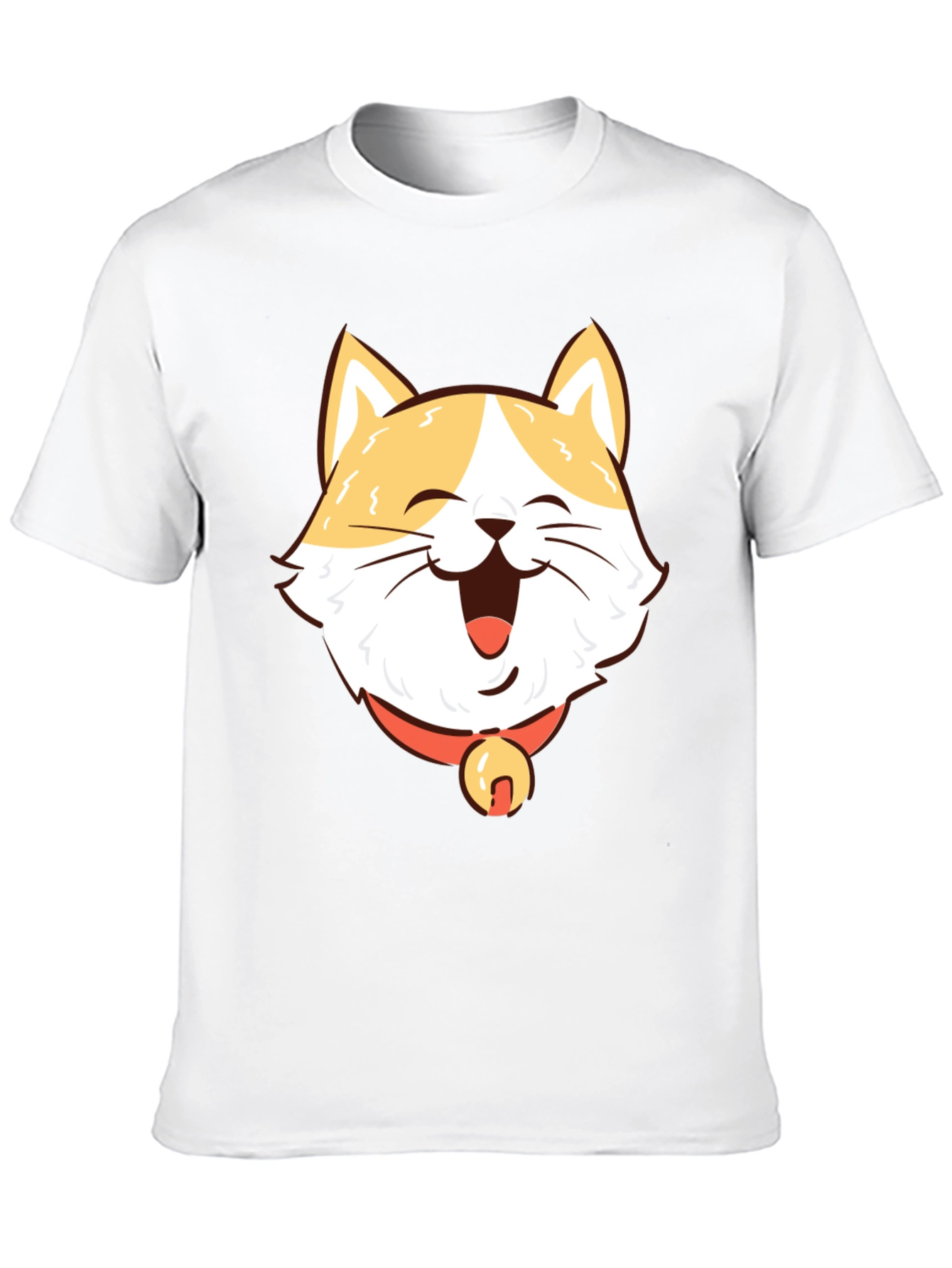 Happy Cat T-Shirt - Cute Pet Graphic Tee
