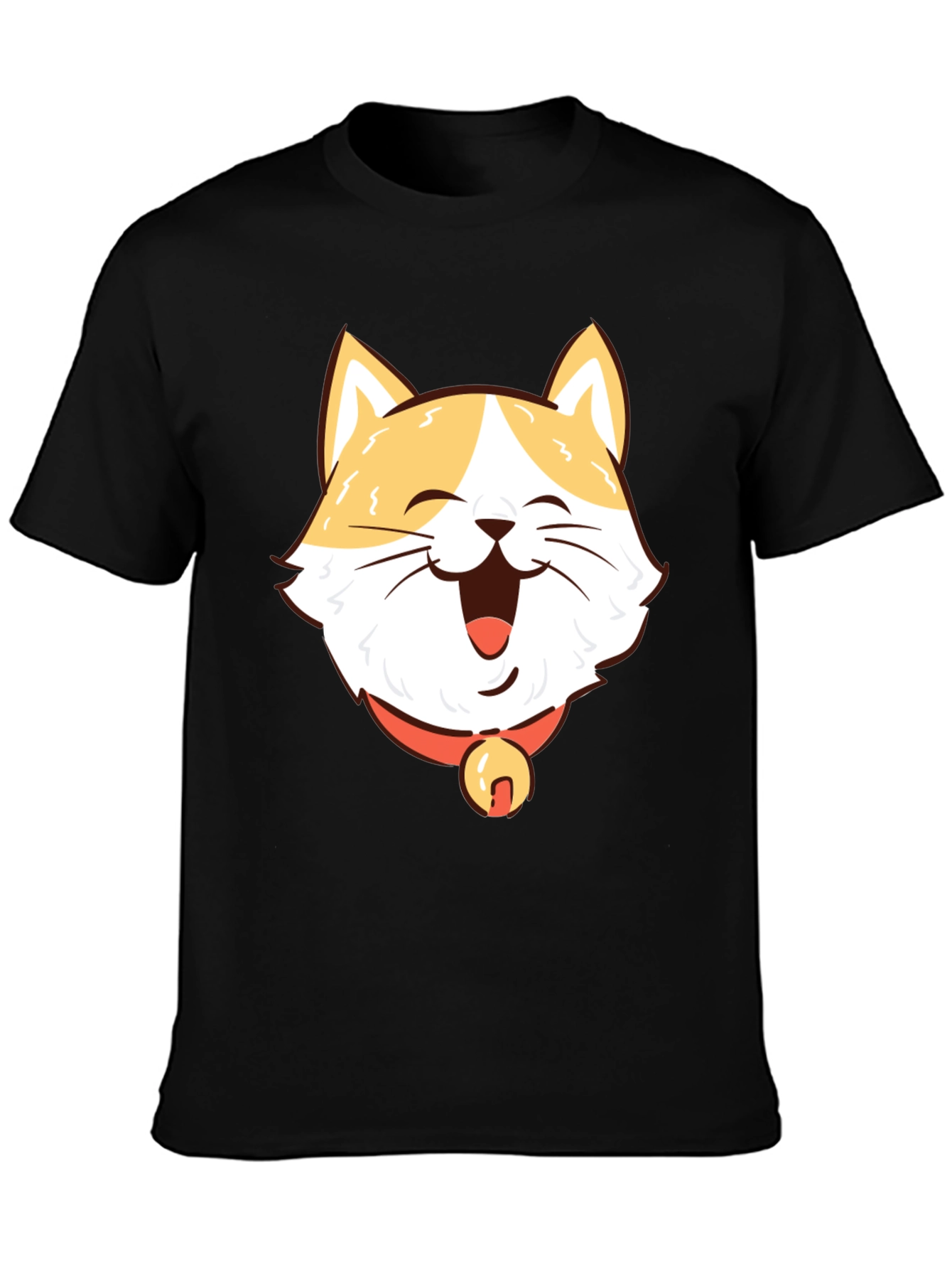 Happy Cat T-Shirt - Cute Pet Graphic Tee