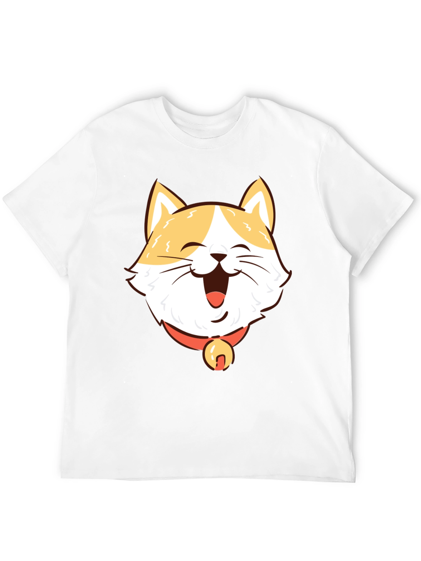 Happy Cat T-Shirt - Cute Pet Graphic Tee