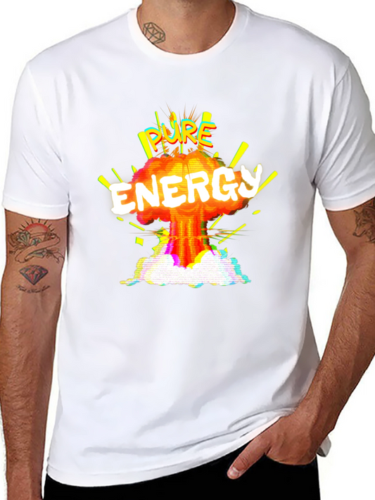 Pure Energy Graphic Tee - Bold & Vibrant Design