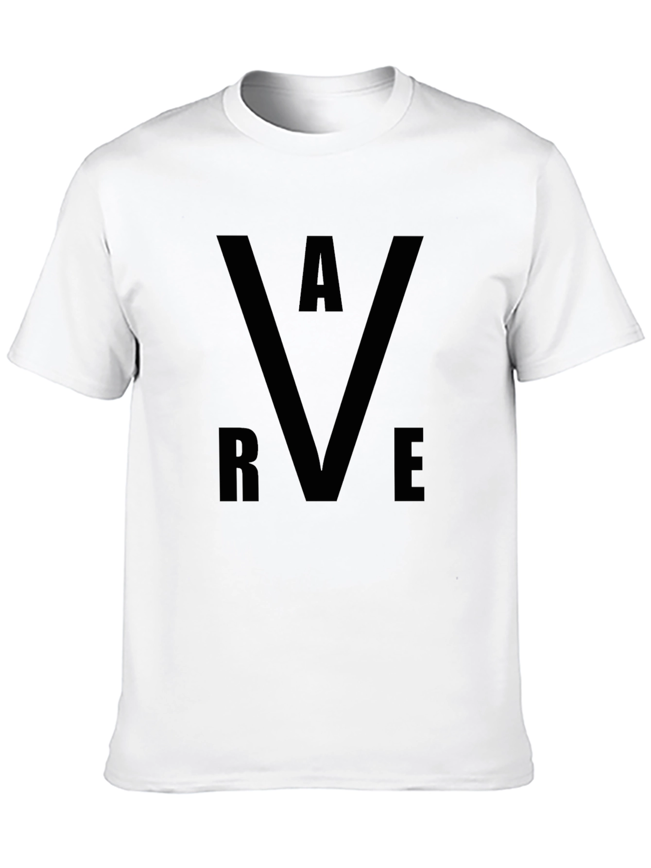 Black RAVE Graphic T-Shirt - Stylish & Comfortable