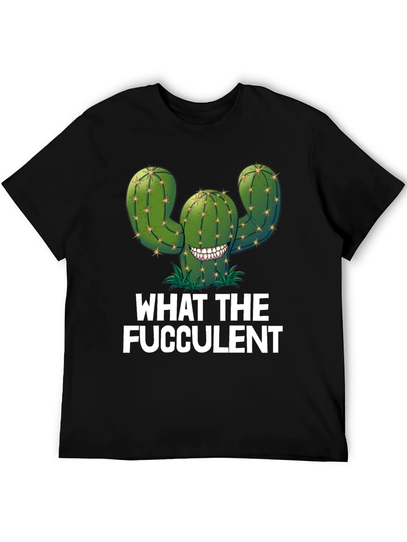 What the Fucculent Cactus Graphic Tee