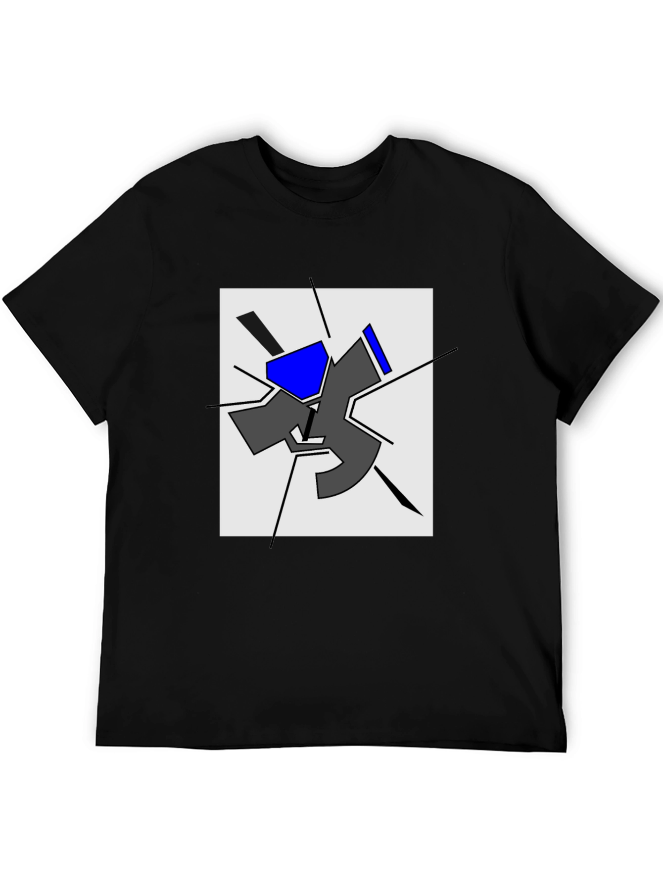 Abstract Geometric T-Shirt - Modern Art Tee