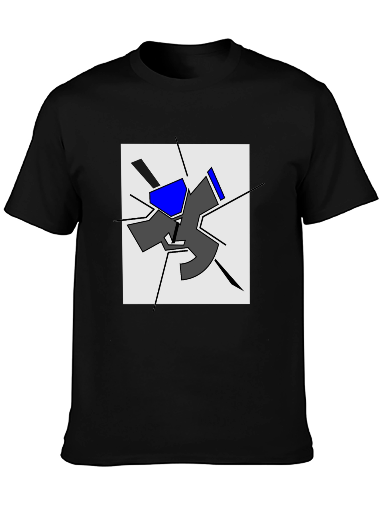 Abstract Geometric T-Shirt - Modern Art Tee