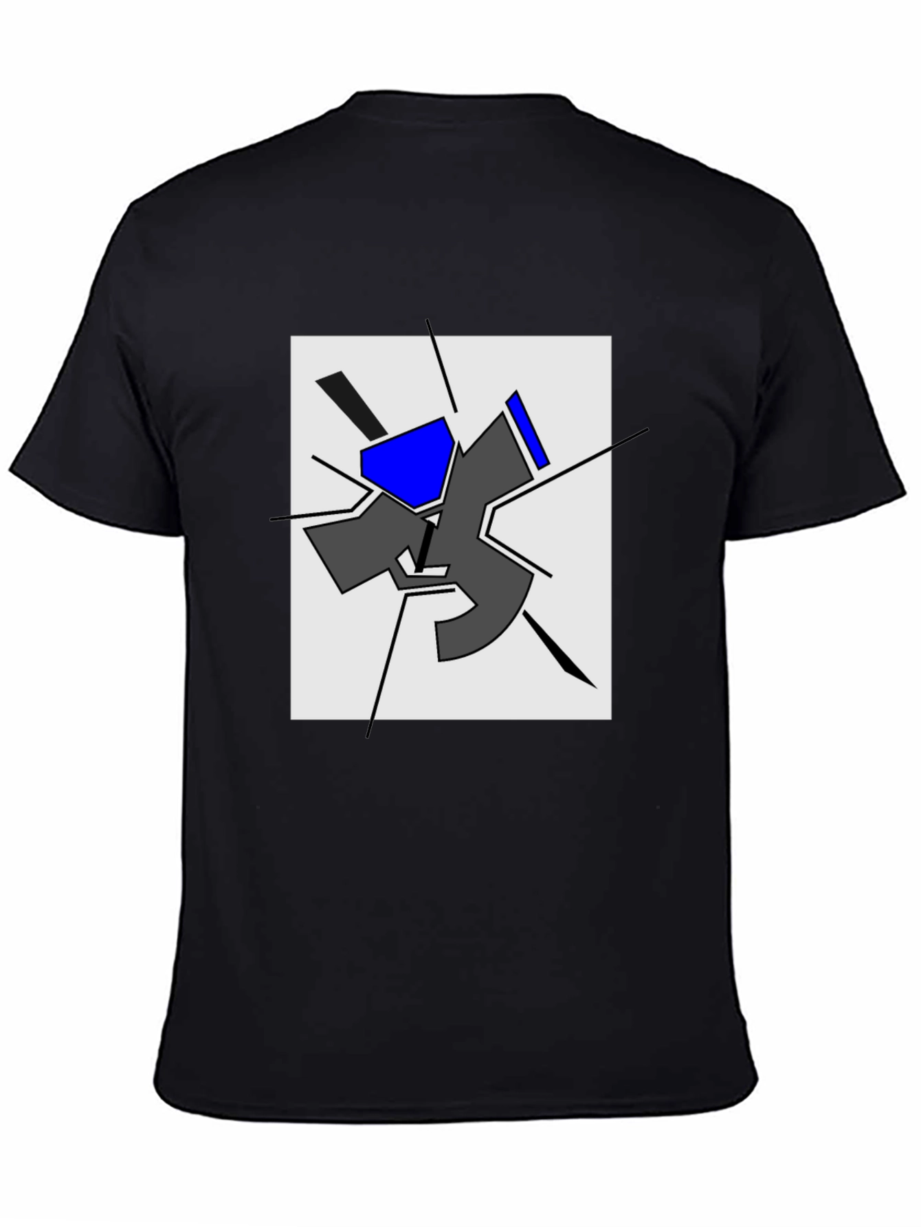 Abstract Geometric T-Shirt - Modern Art Tee