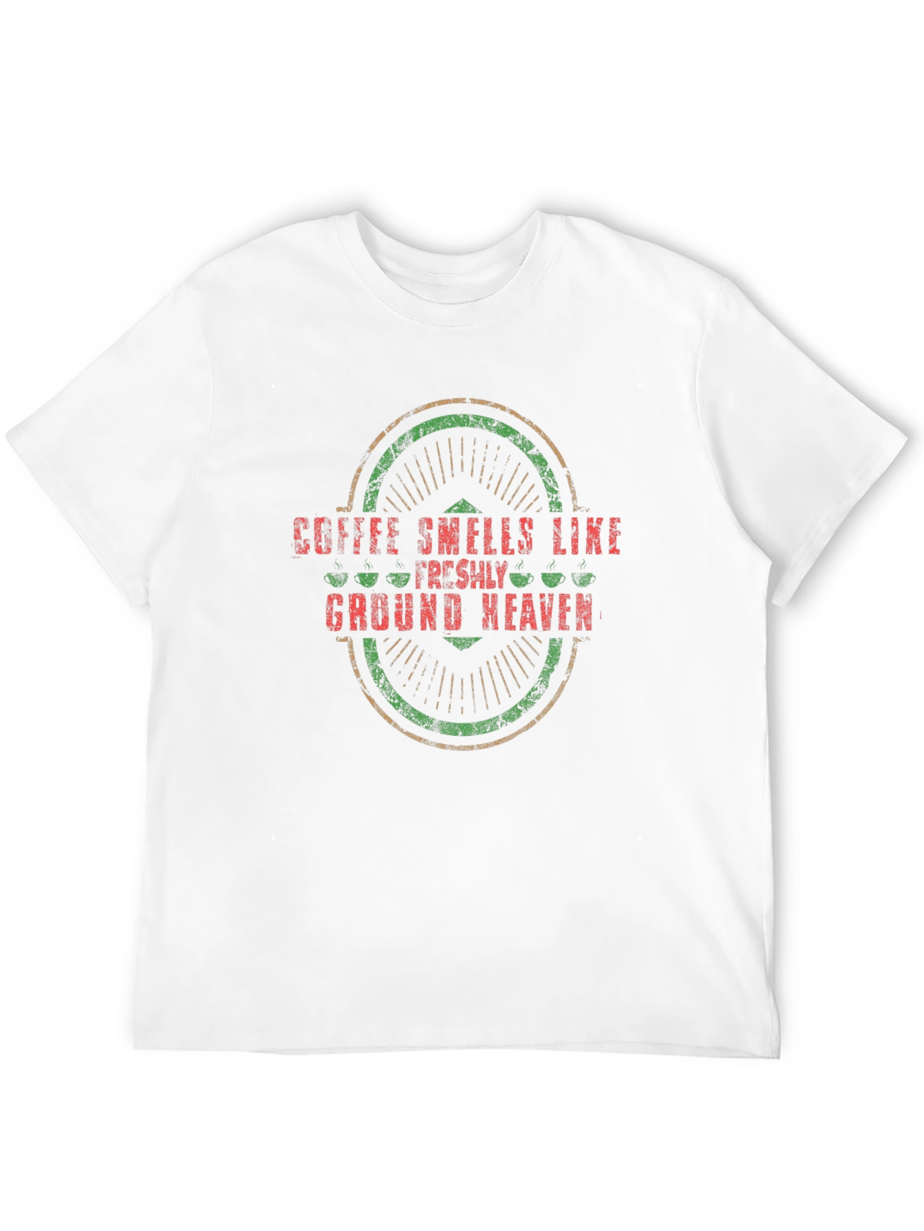 Coffee Smells Like Ground Heaven Graphic Tee