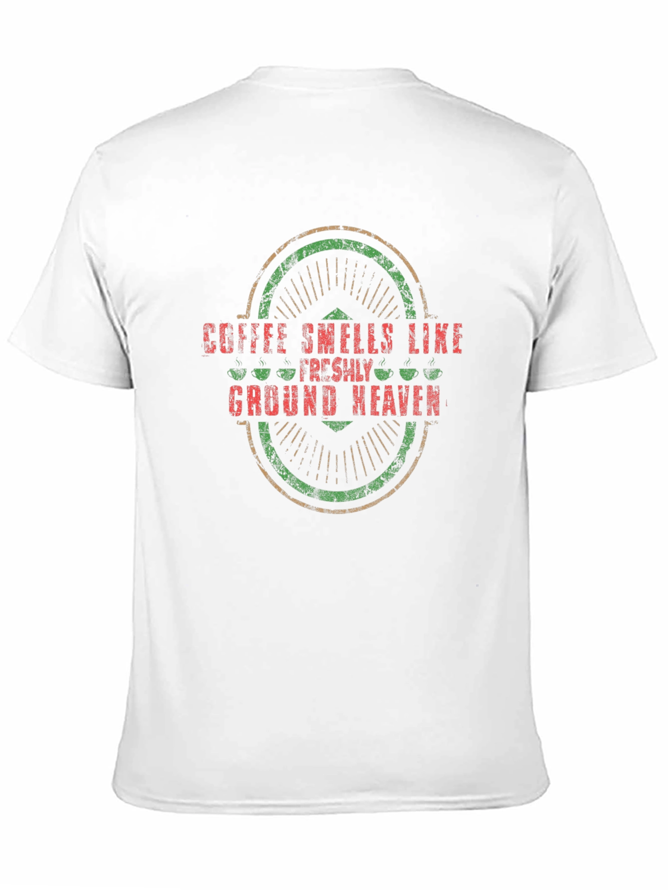 Coffee Smells Like Ground Heaven Graphic Tee