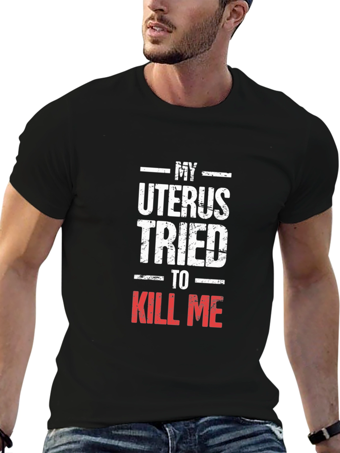 My Uterus Tried To Kill Me Graphic Tee