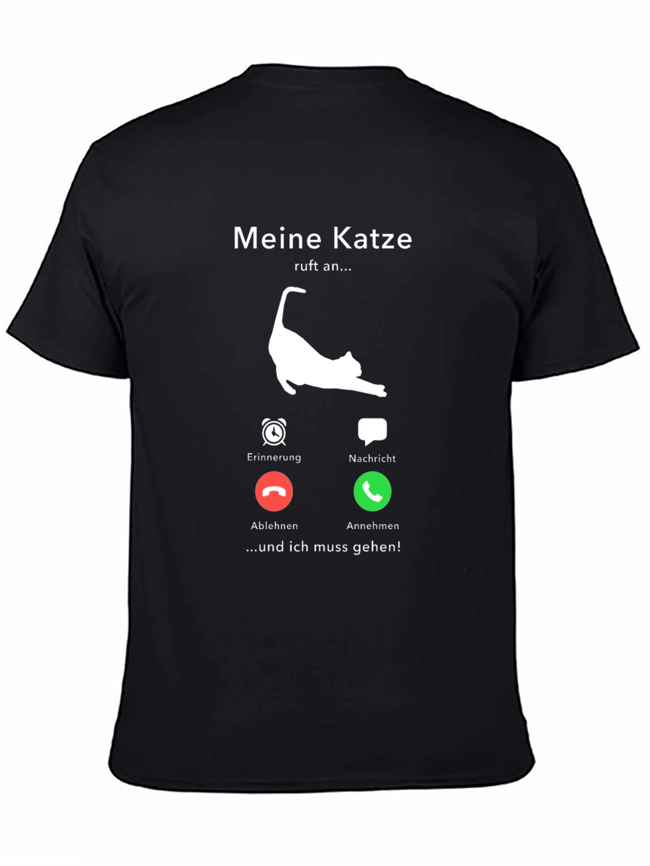 Meine Katze Calls Mens T-Shirt - Cat Lover Tee