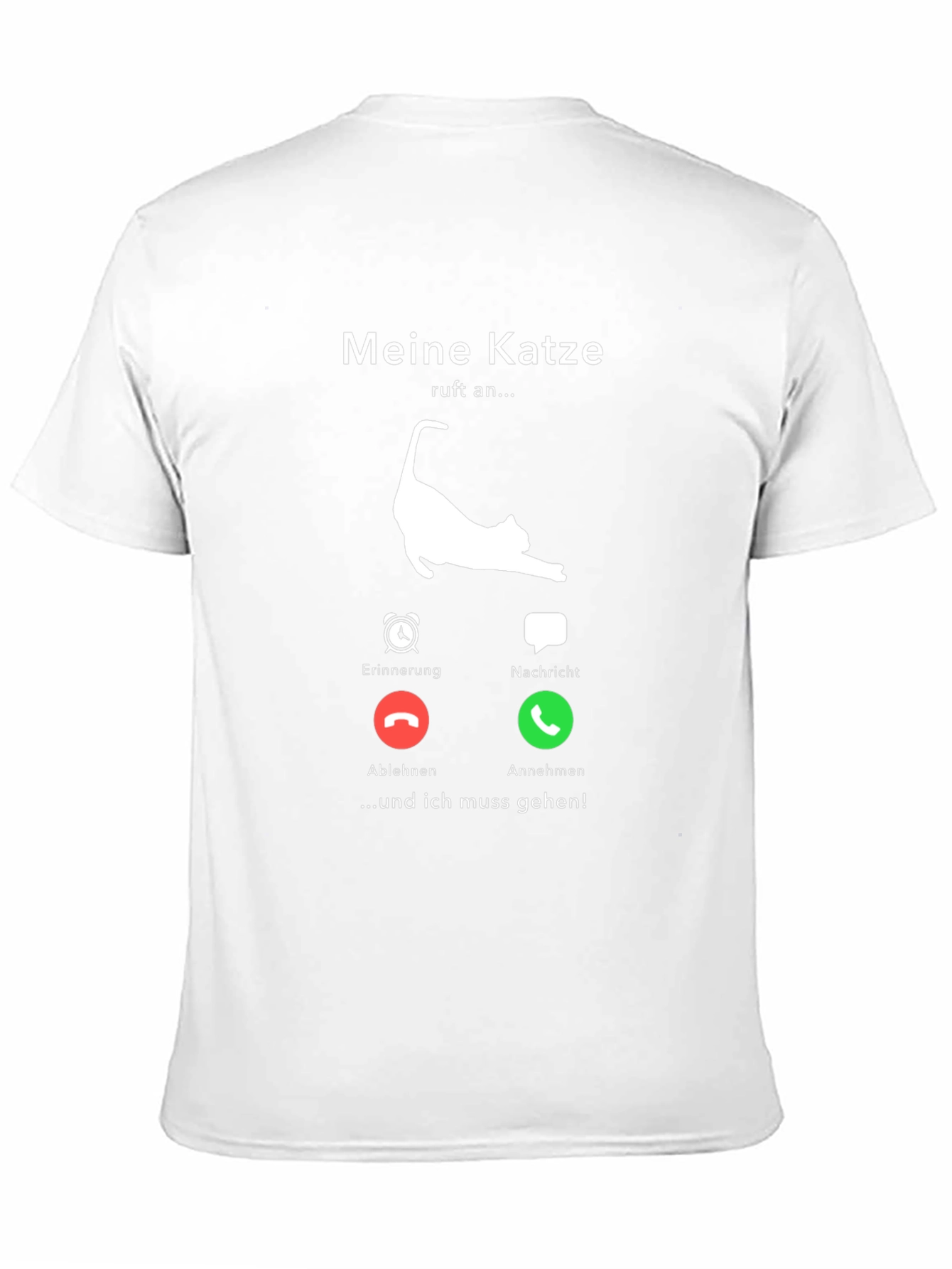 Meine Katze Calls Mens T-Shirt - Cat Lover Tee