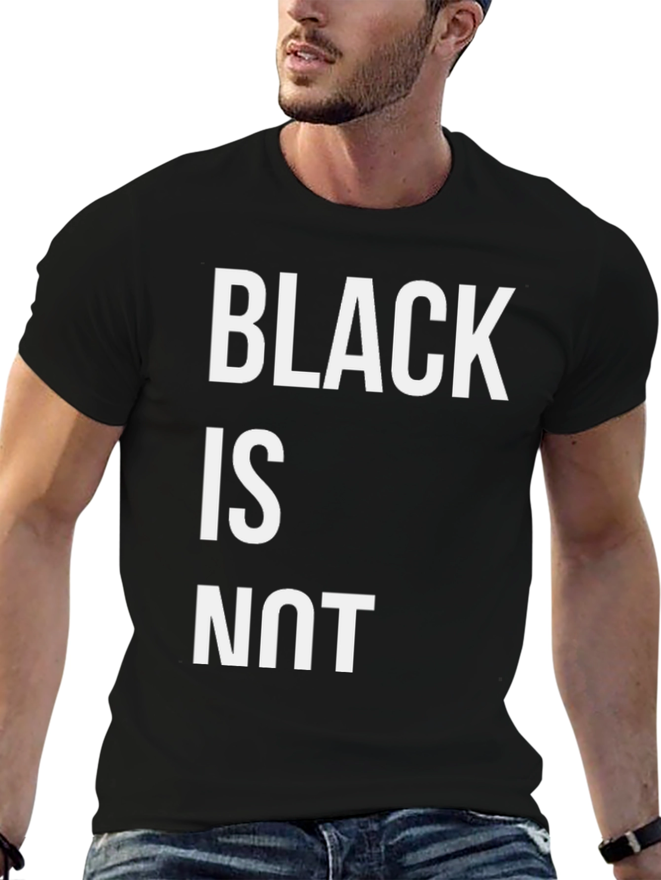 Statement Graphic Tee - Black is NOT