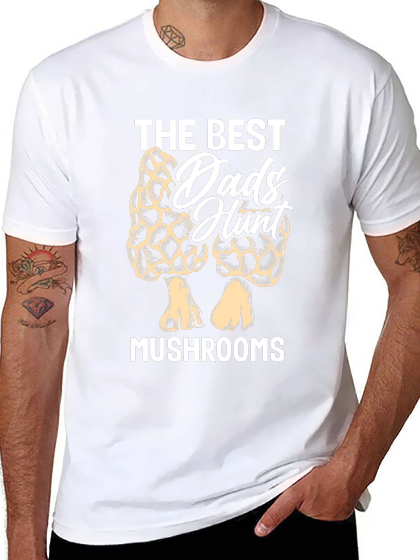 The Best Dads Hunt Mushrooms T-Shirt