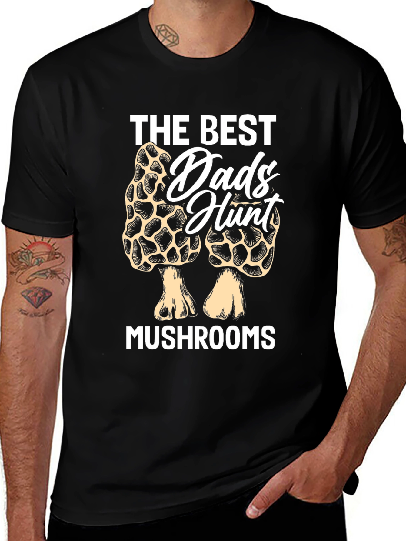 The Best Dads Hunt Mushrooms T-Shirt