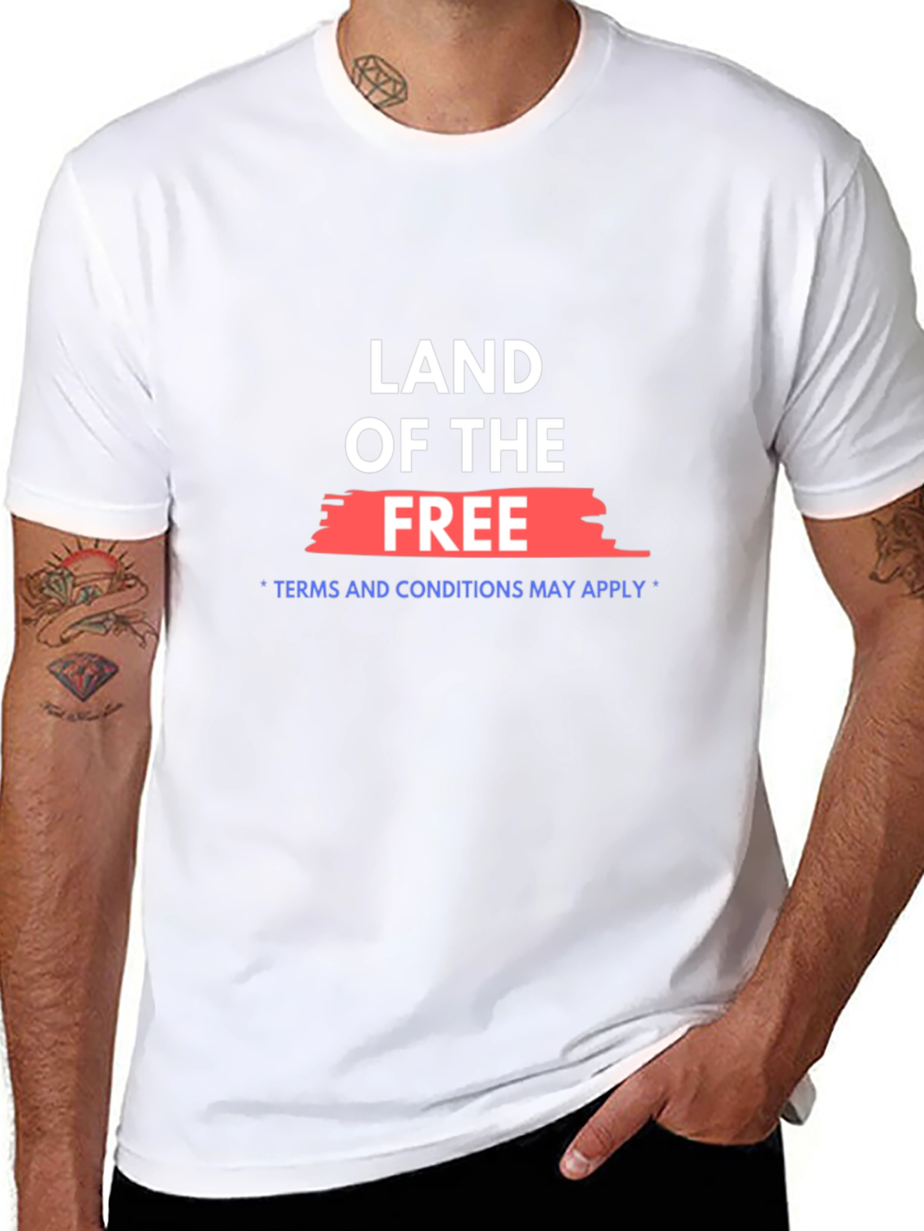 Land of the Free Black T-Shirt