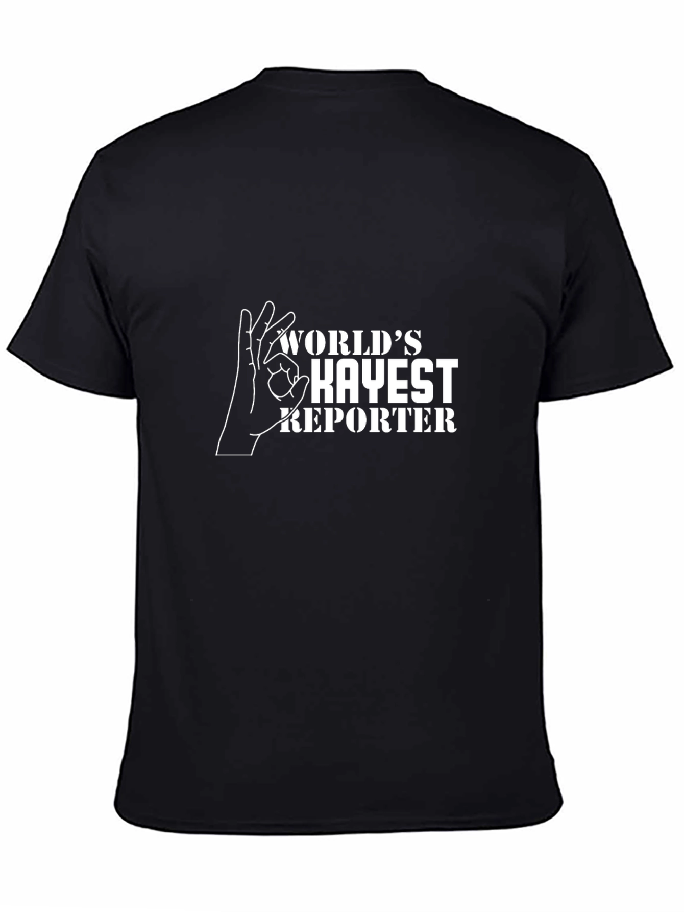 Worlds Kayest Reporter Graphic T-Shirt