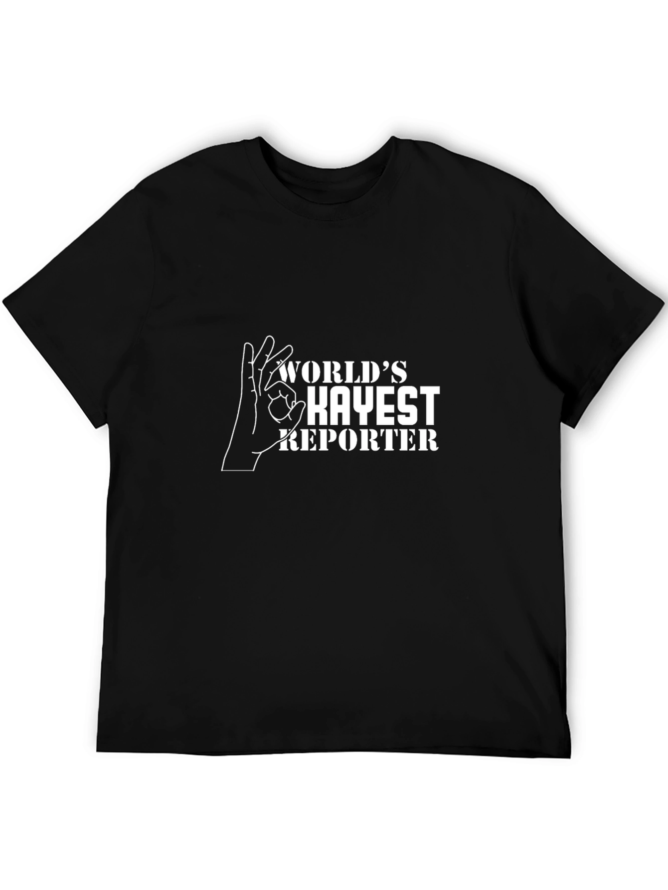 Worlds Kayest Reporter Graphic T-Shirt