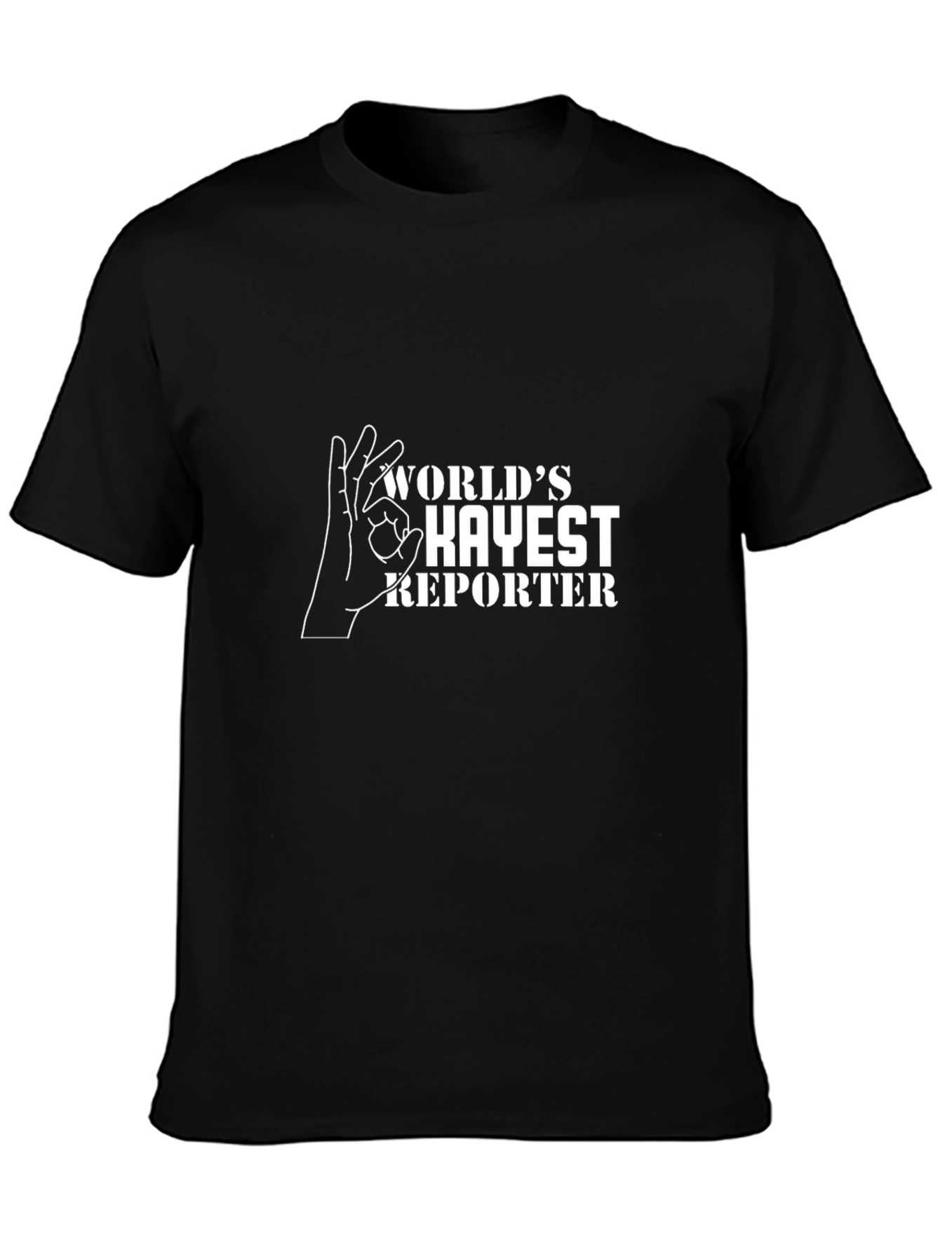 Worlds Kayest Reporter Graphic T-Shirt