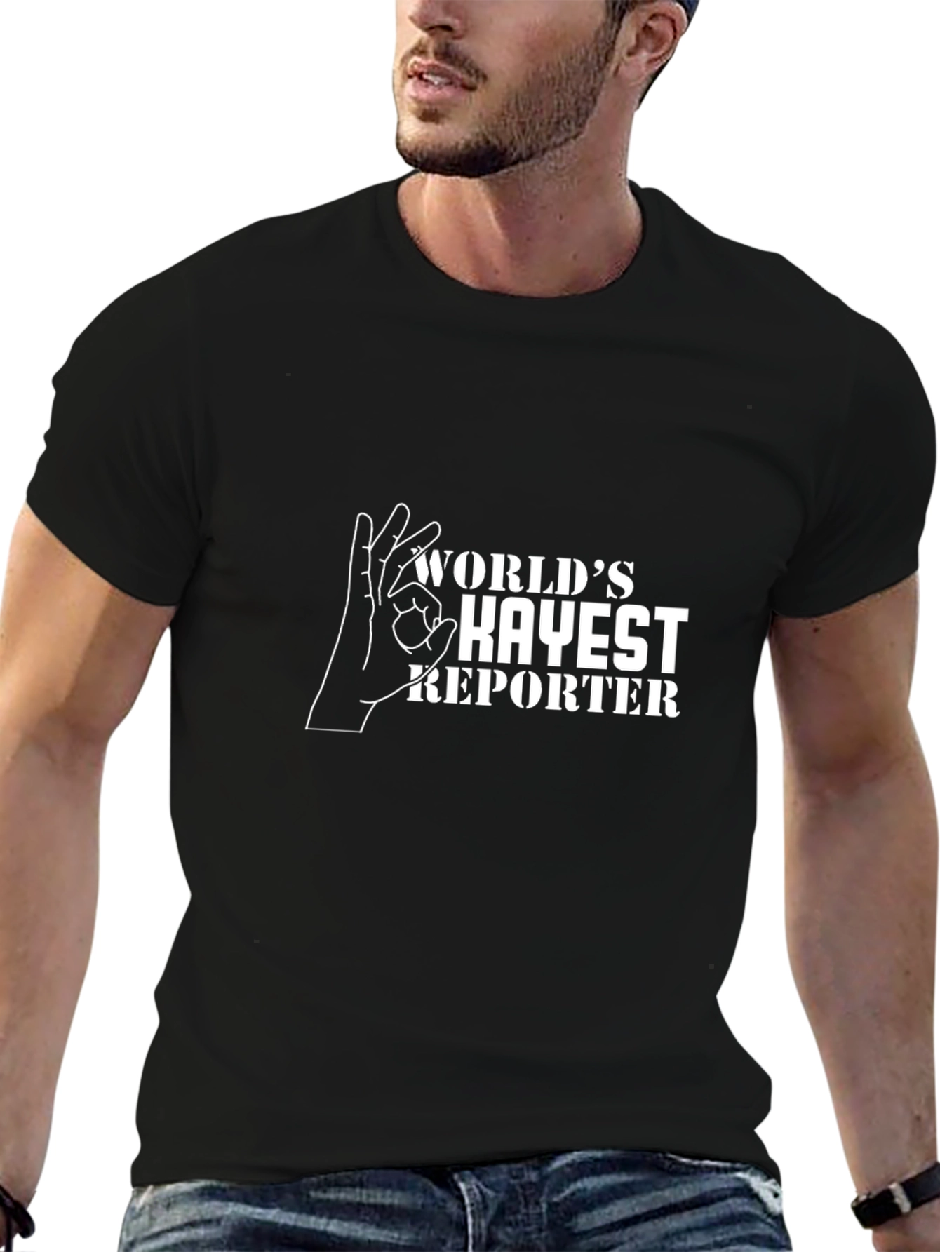 Worlds Kayest Reporter Graphic T-Shirt