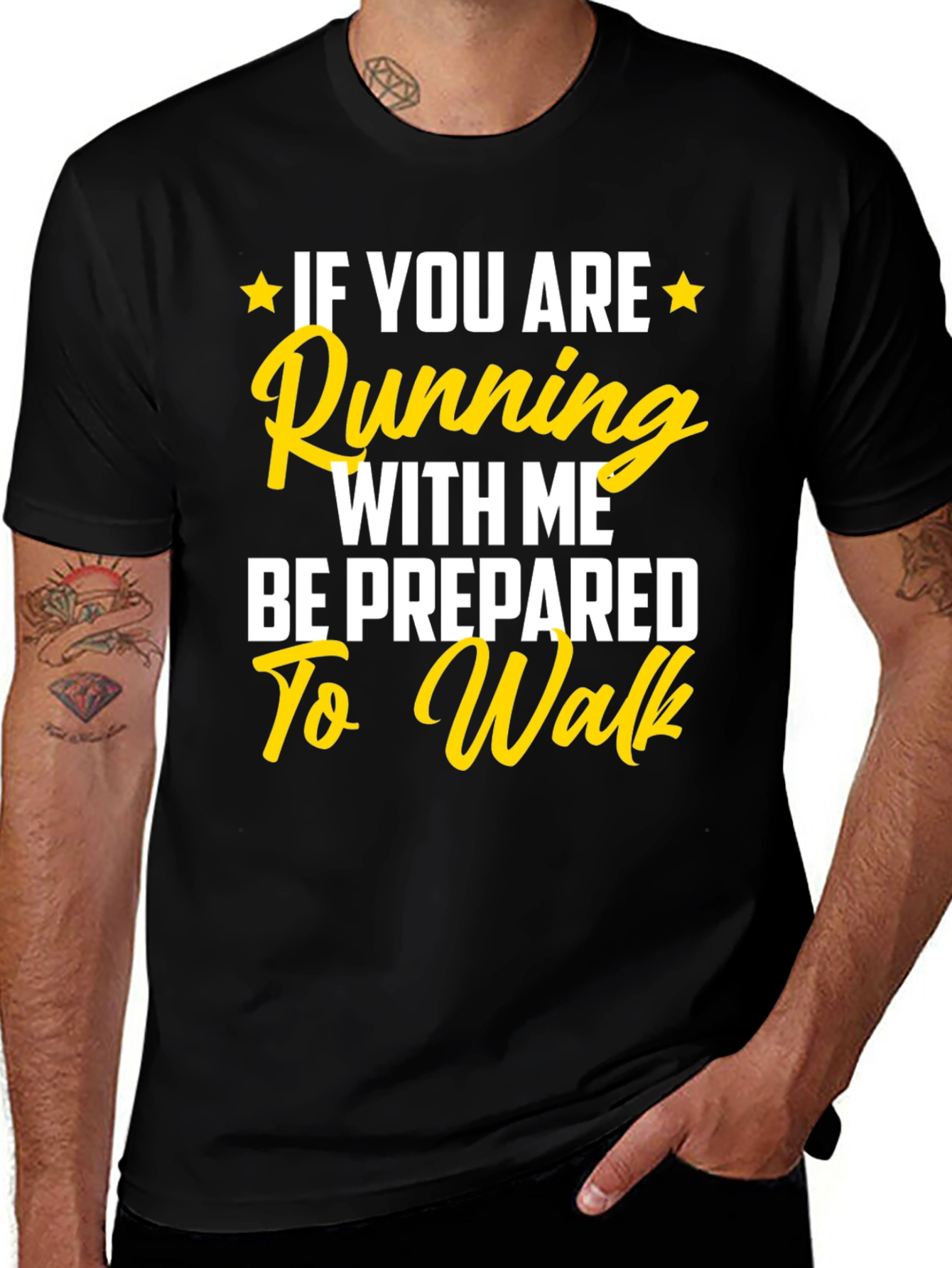 Funny Running T-Shirt: Be Prepared to Walk!