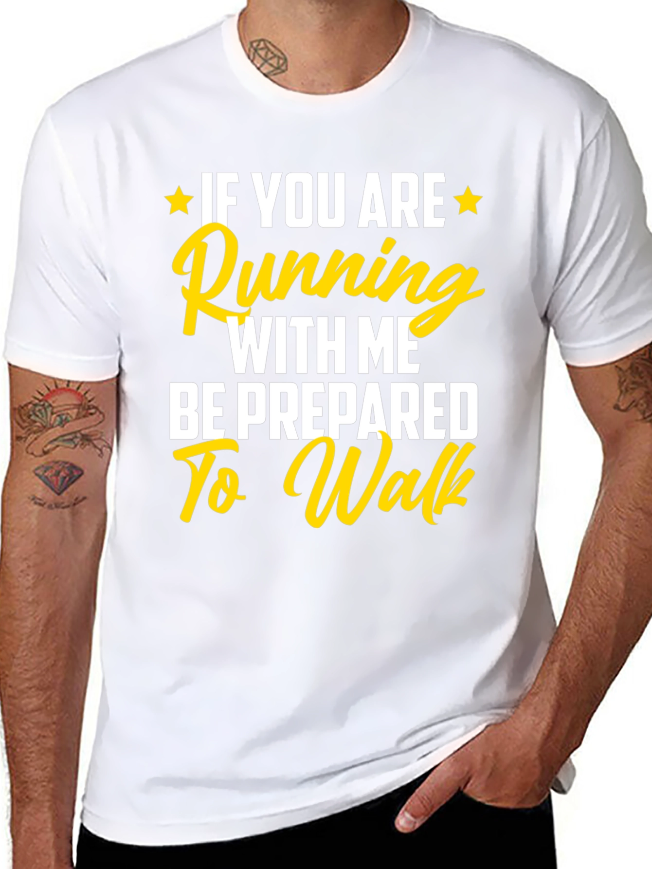 Funny Running T-Shirt: Be Prepared to Walk!