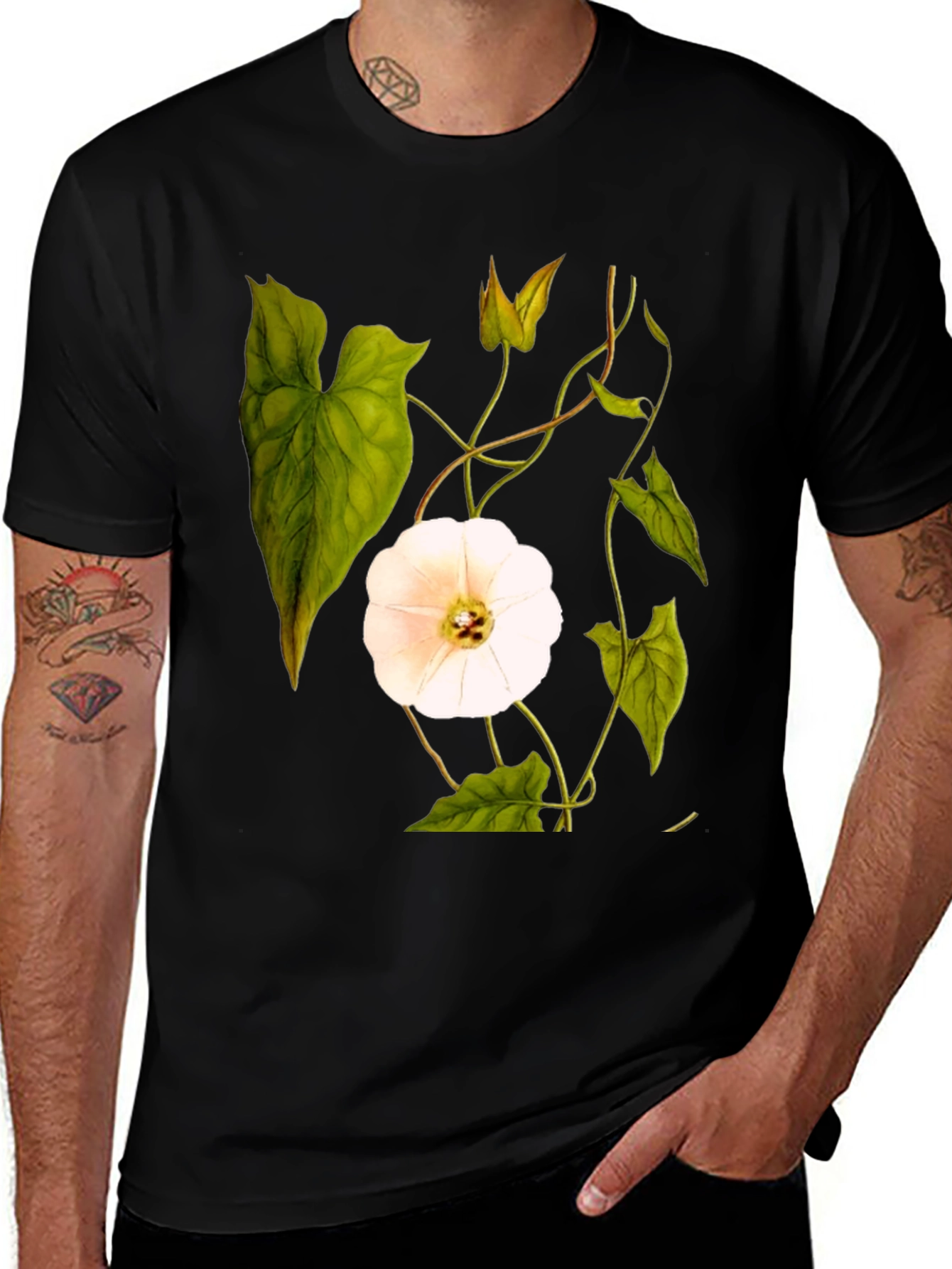 Botanical Floral Print T-Shirt