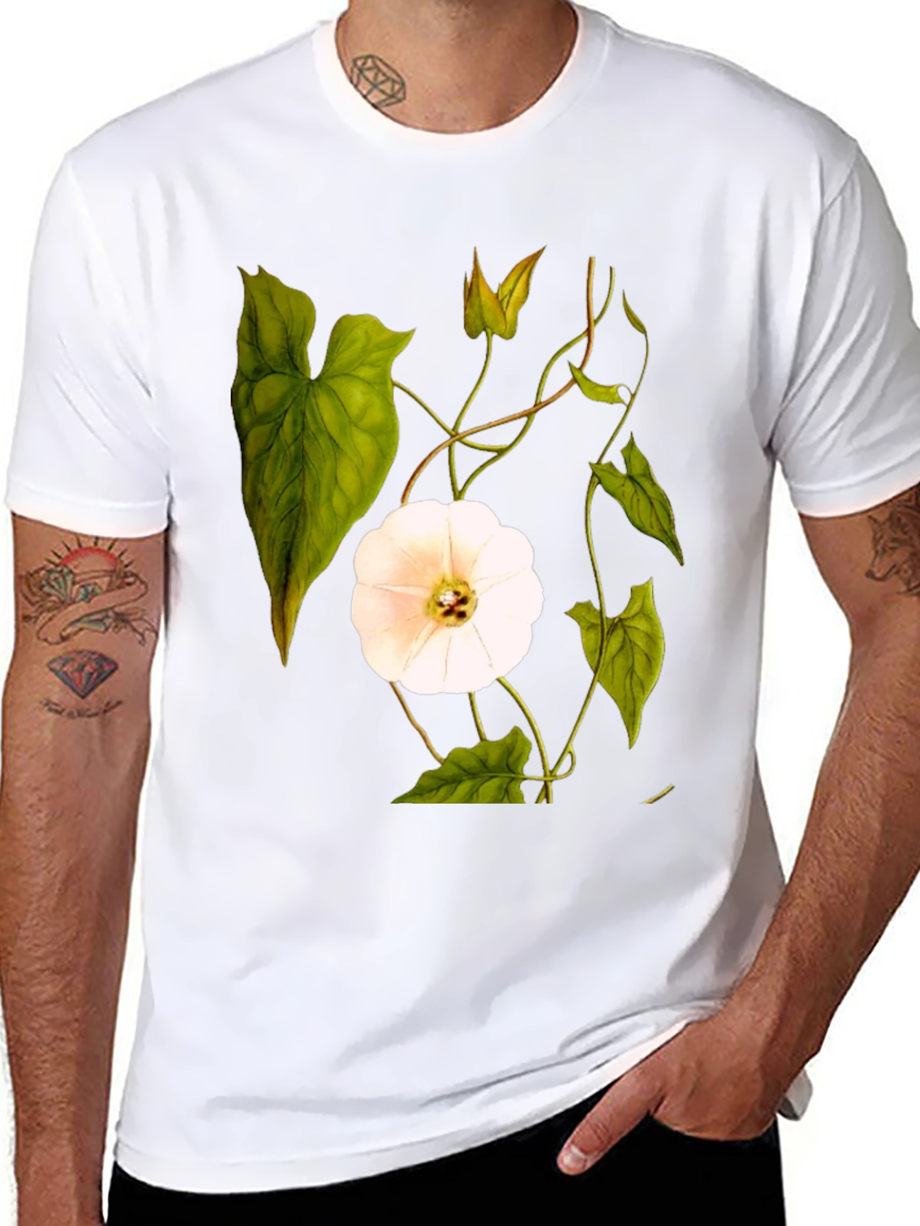 Botanical Floral Print T-Shirt