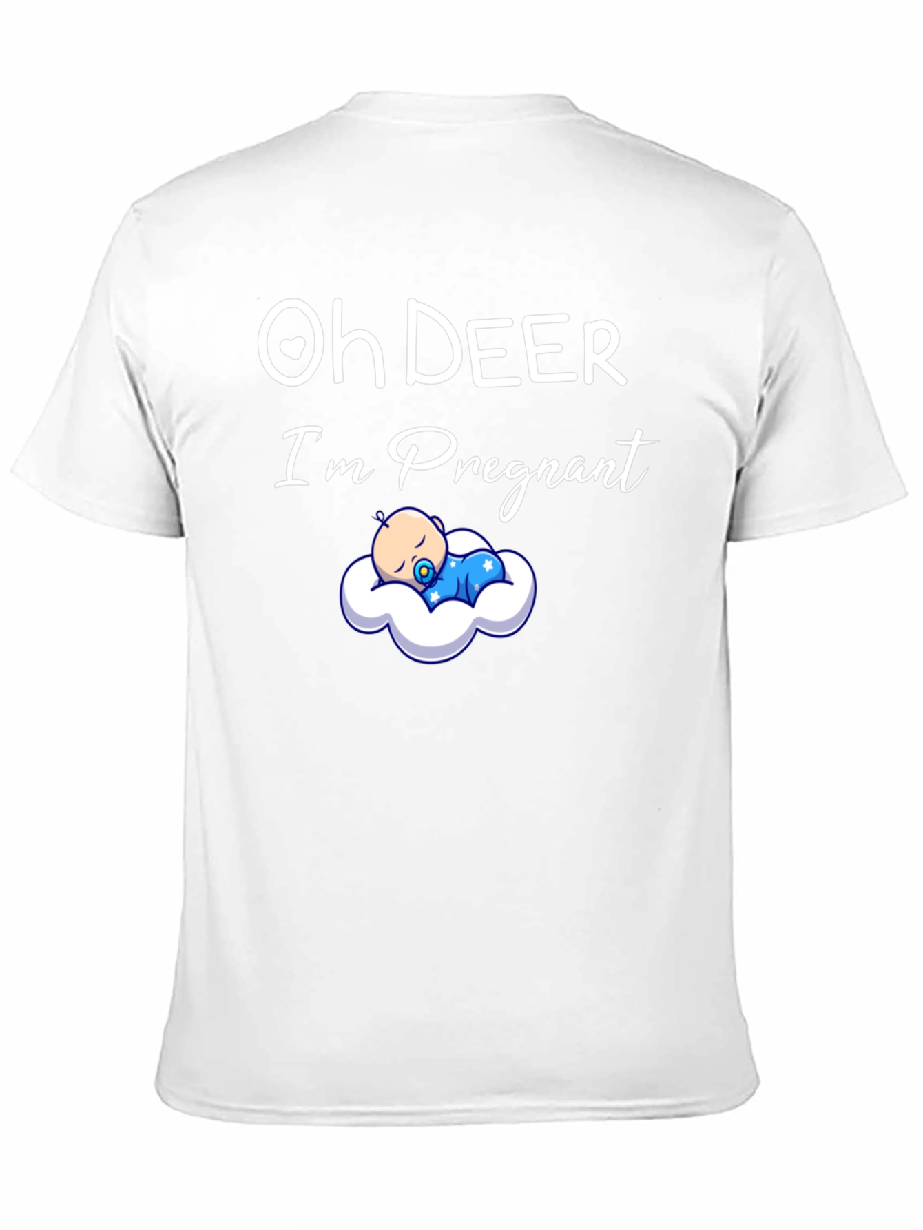 Oh Deer Im Pregnant T-Shirt New Baby Announcement