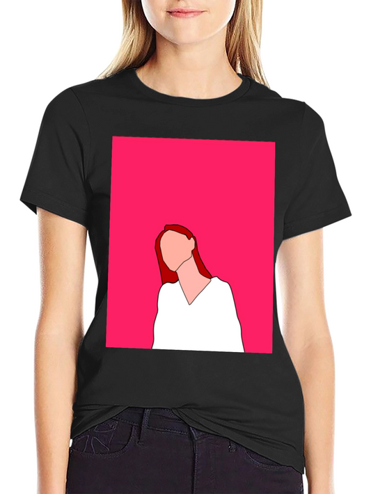 Minimalist Woman Portrait Graphic Tee