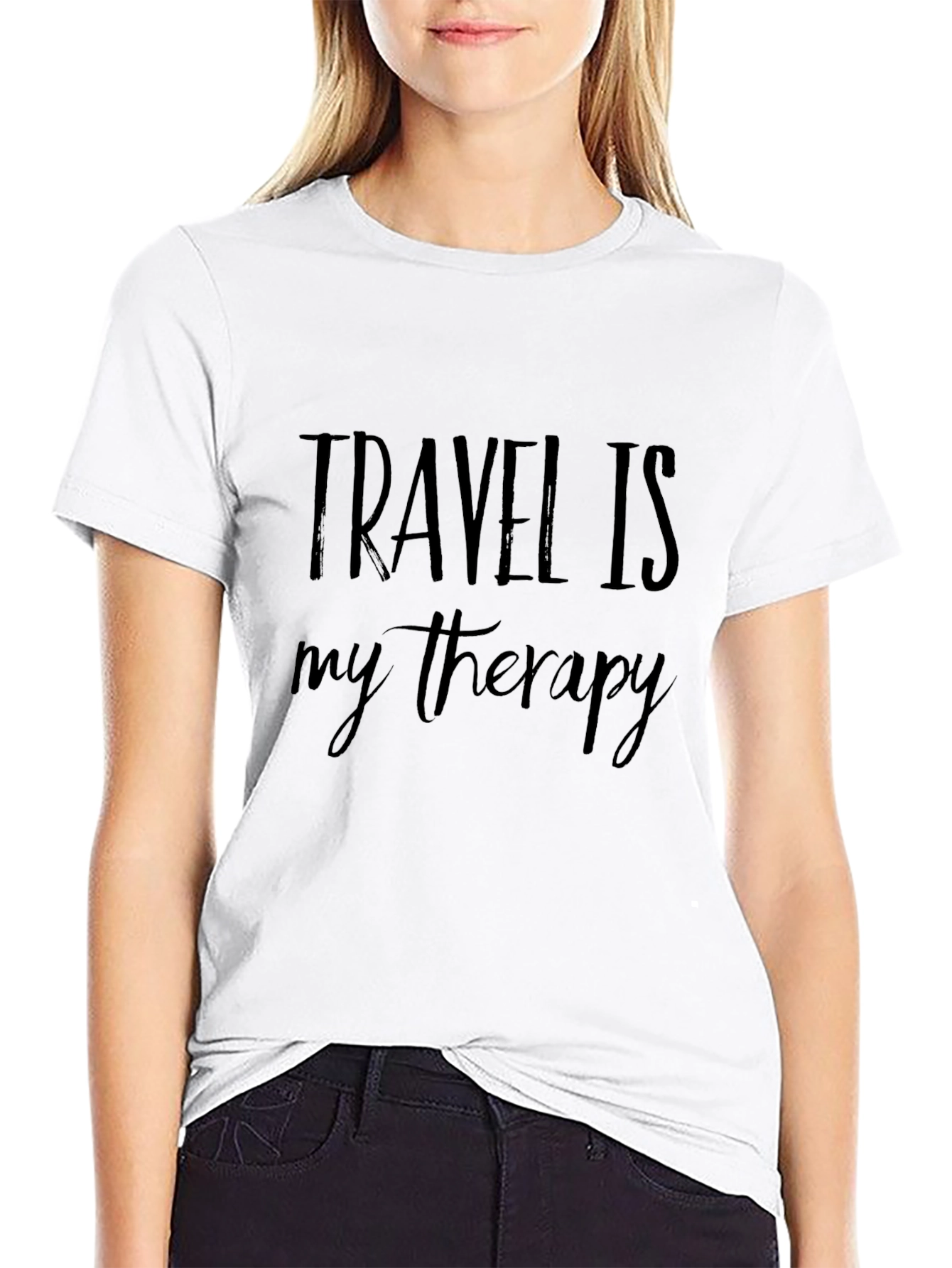 Travel Is My Therapy Graphic Tee