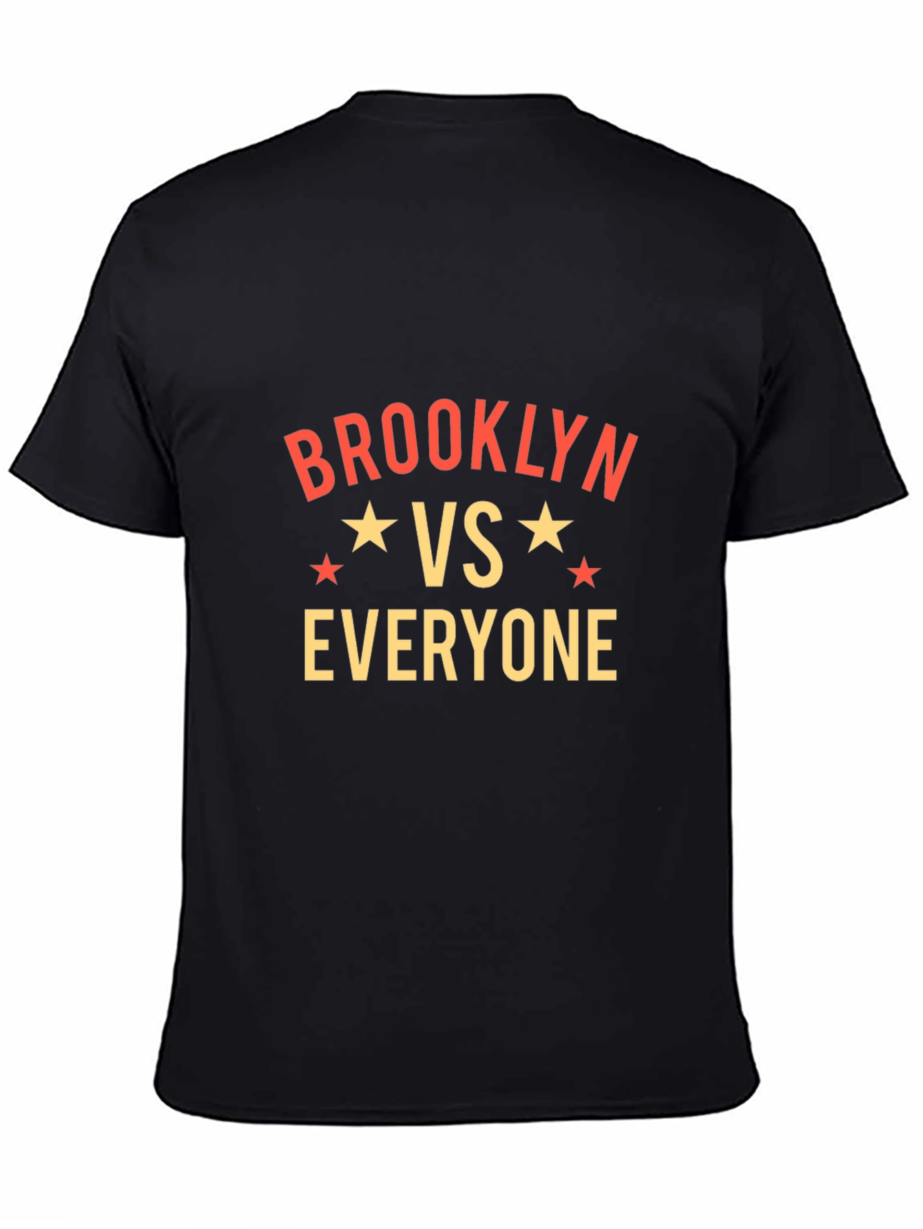Brooklyn VS Everyone Graphic Tee - Black Cotton Blend