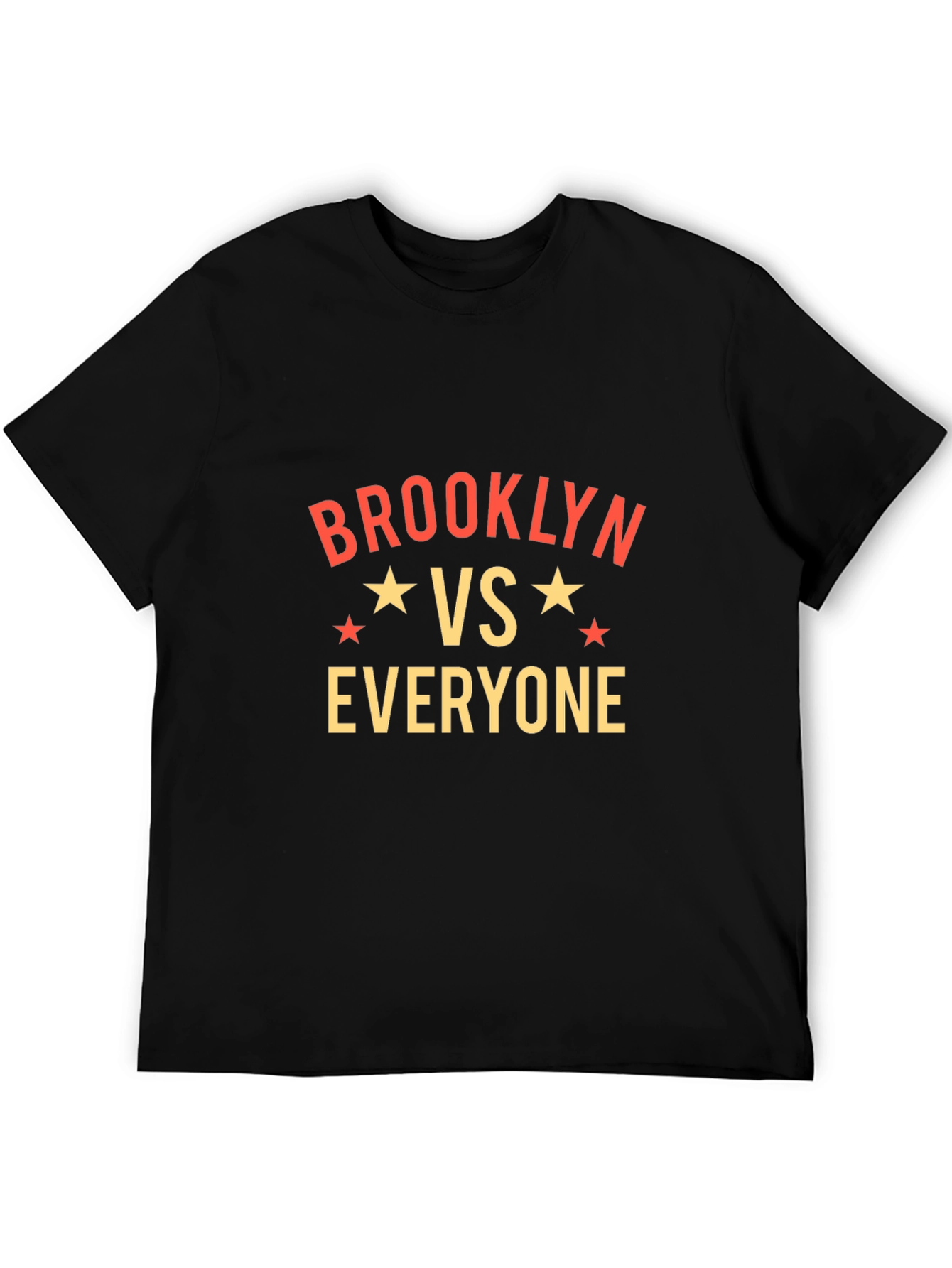 Brooklyn VS Everyone Graphic Tee - Black Cotton Blend