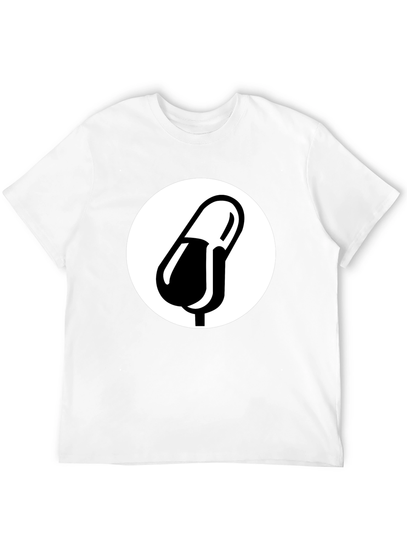 Pill Graphic Black T-Shirt - Medical Humor