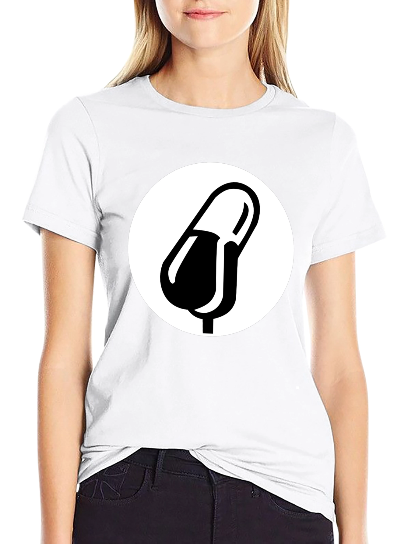 Pill Graphic Black T-Shirt - Medical Humor