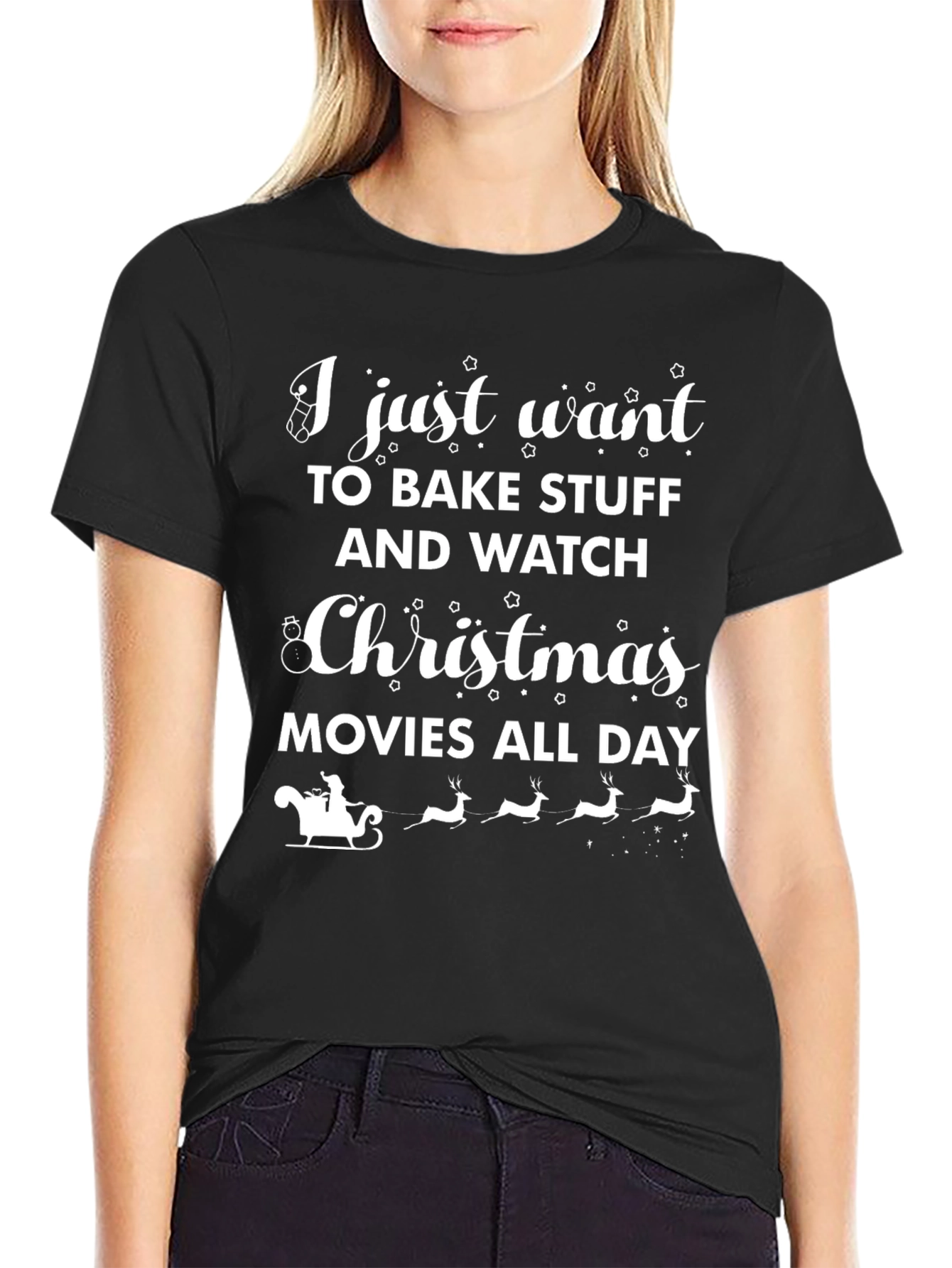Christmas Baking Movie Watch T-Shirt