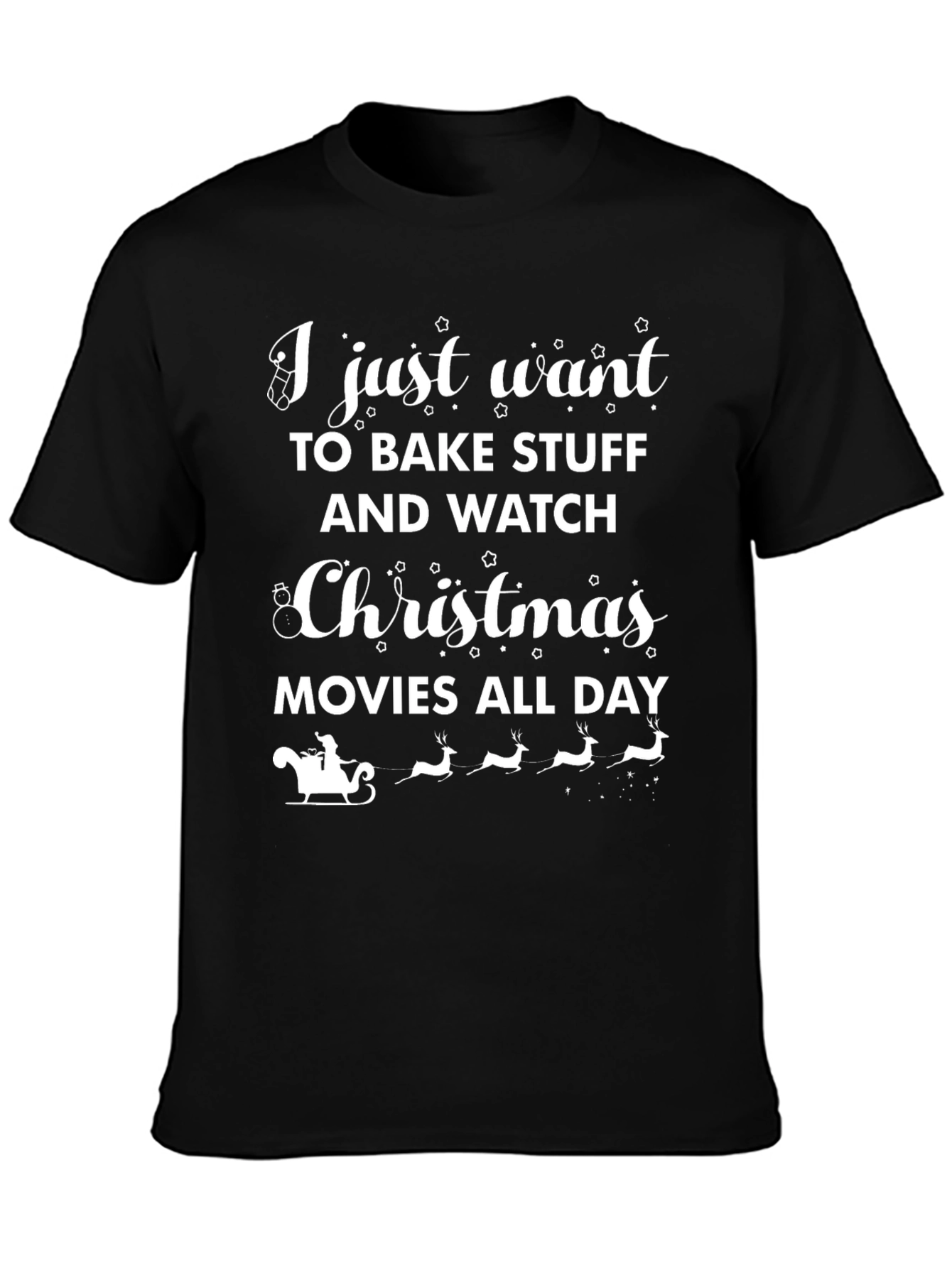 Christmas Baking Movie Watch T-Shirt