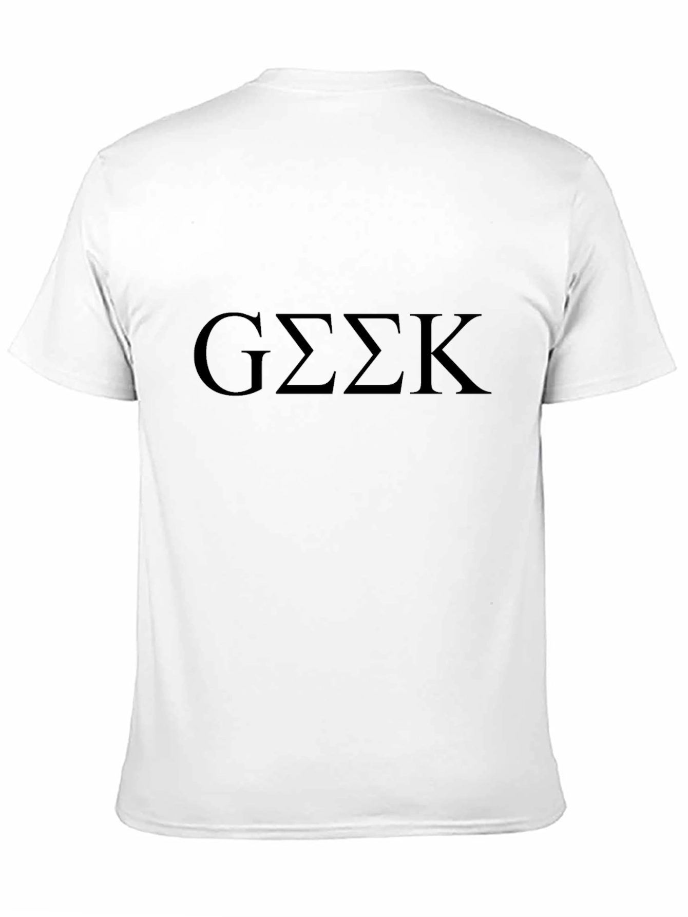 GEEK Letter Print T-Shirt