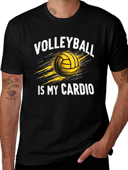 Volleyball Is My Cardio Graphic Tee